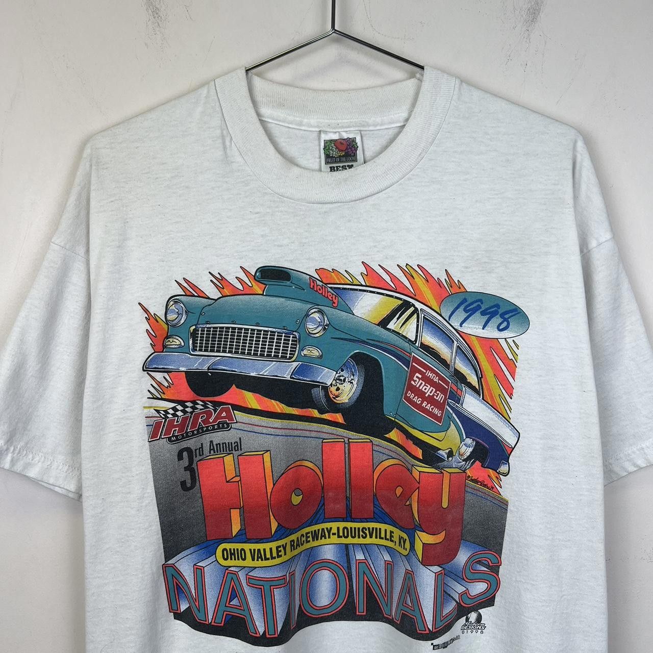 Planet Hollywood 1998 Holley Nationals T-Shirt - 3rd Annual Event Shirt Size US XL / EU 56 / 4 - 2 Thumbnail