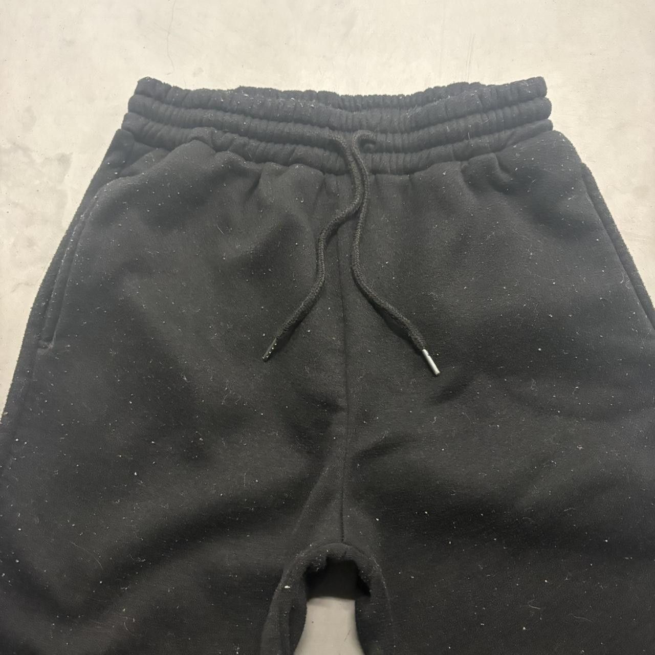 Vintage Crazy Vintage Y2K/2000s Super Baggy Wideleg Black Sweatpants! Size US 28 / EU 44 - 2 Thumbnail