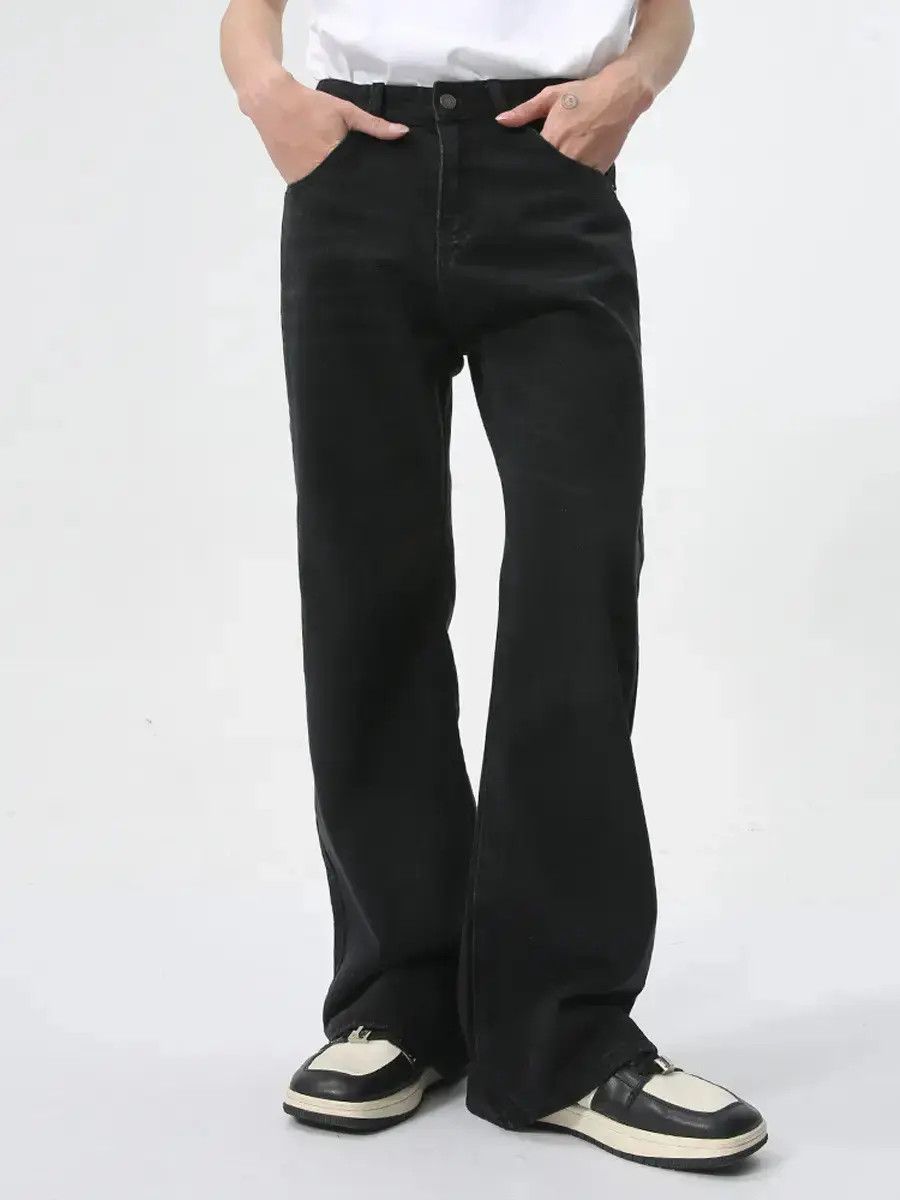 Japanese Brand Retro loose high street micro flared jeans Size US 32 / EU 48 - 4 Thumbnail