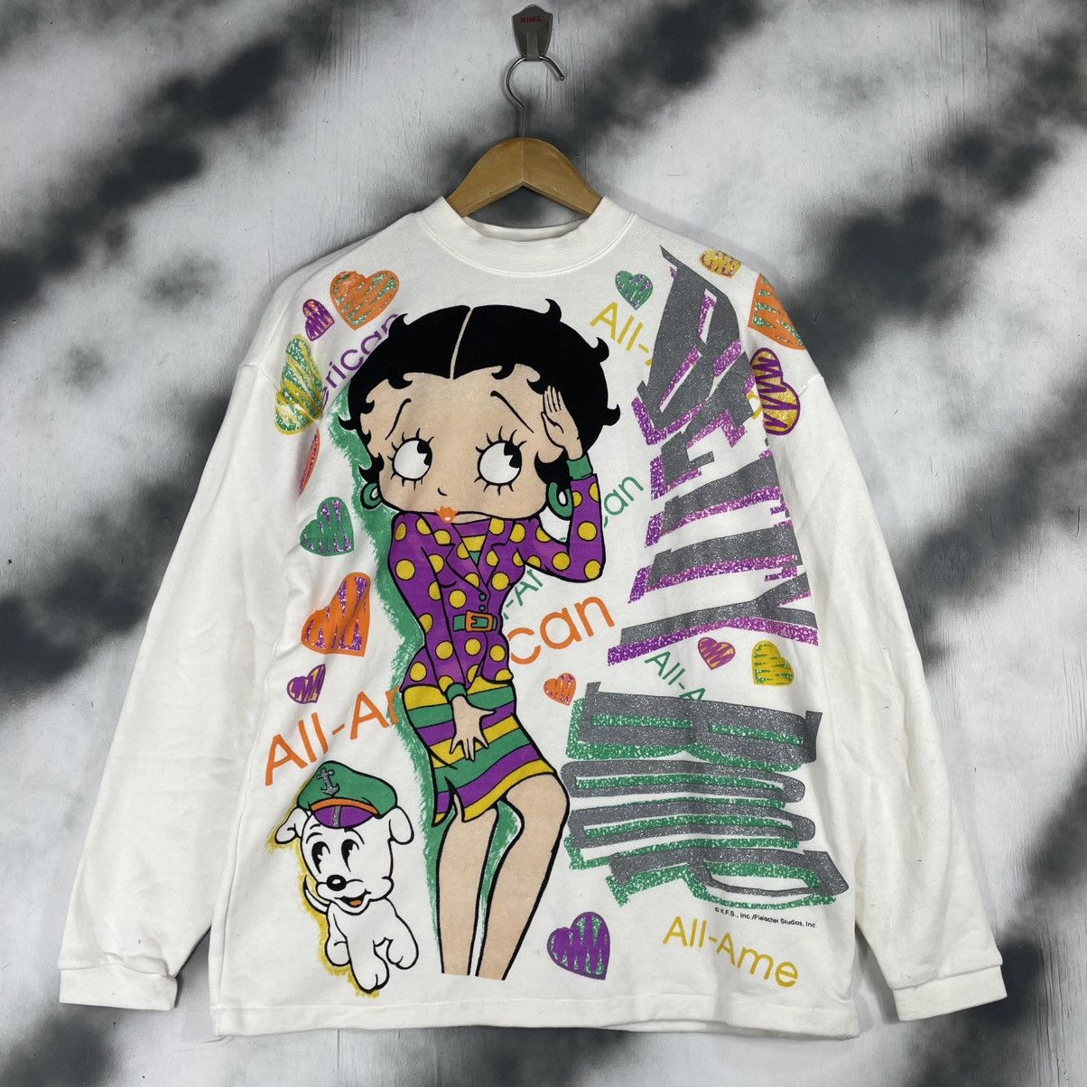 Vintage Vintage 90's Betty Boops Allover Print Size US M / EU 48-50 / 2 - 1 Thumbnail