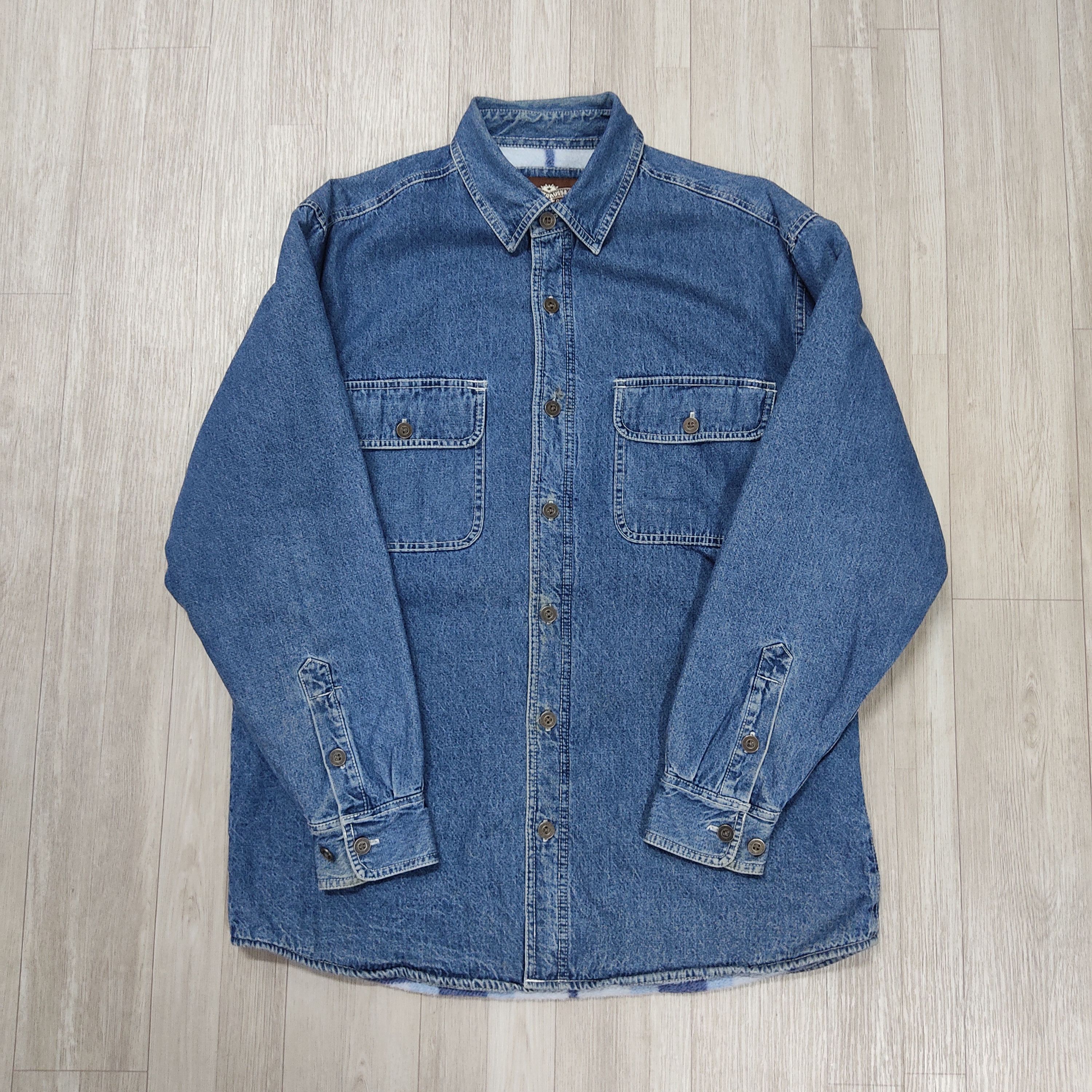 Levi's × Vintage Vintage Levi's Fleece Lined Denim Shirt Jacket Size US M / EU 48-50 / 2 - 7 Thumbnail