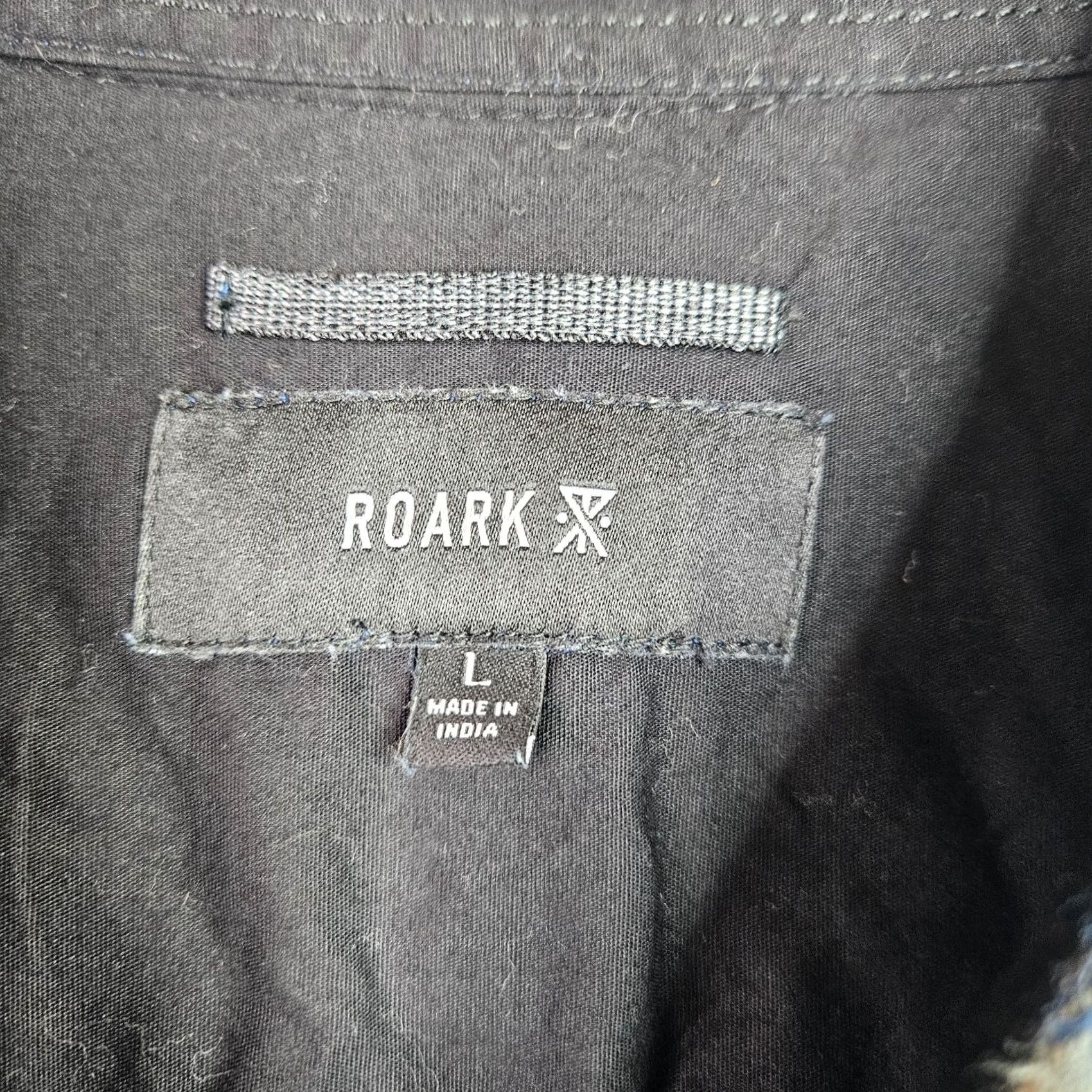 Roark Roark Men's Shirt L Blue Plaid Flannel Button Front Lined Long Sleeve Sized Regular Size US L / EU 52-54 / 3 - 4 Thumbnail