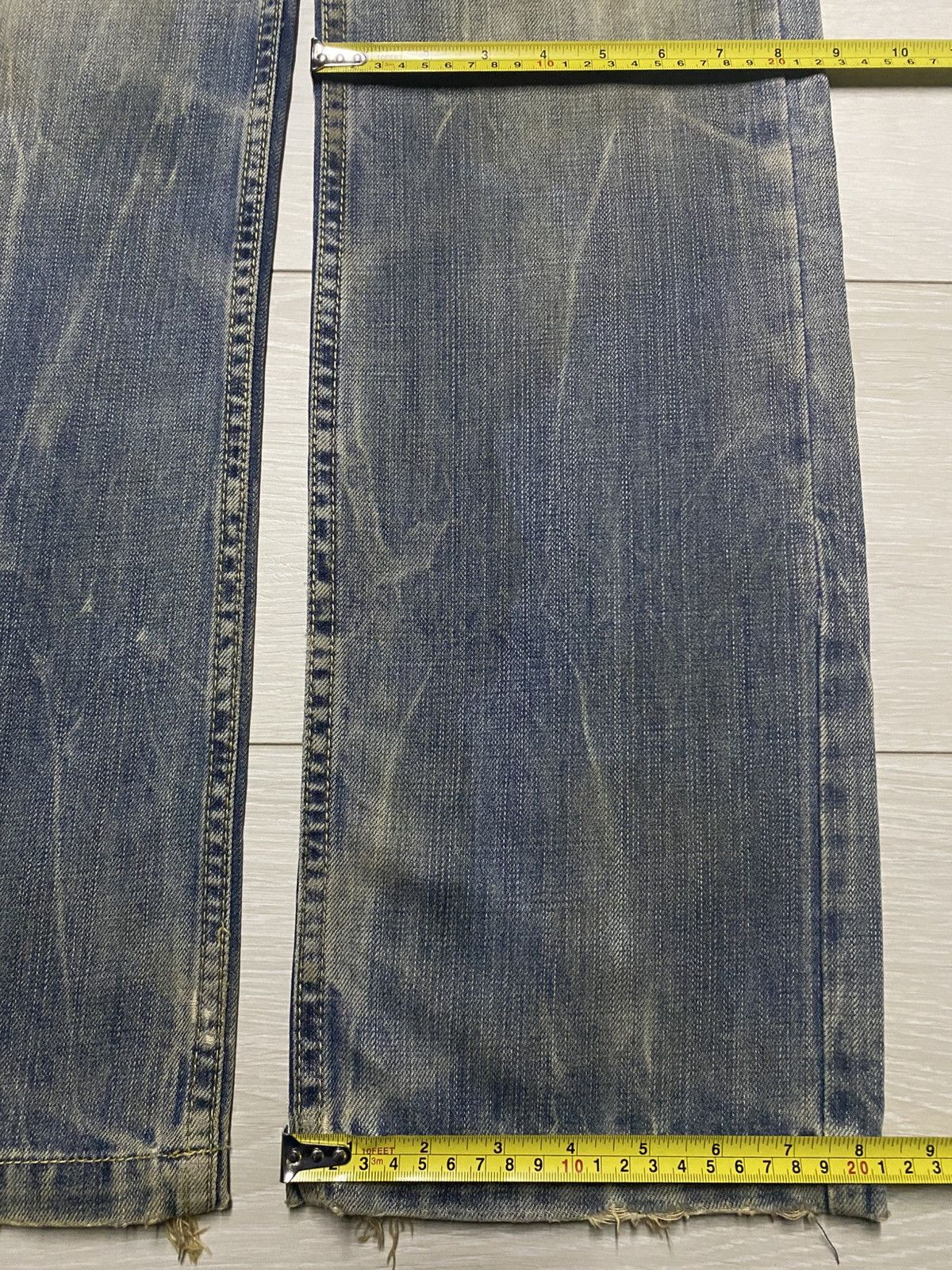If Six Was Nine 55DSL Grunge Embroidered Logo If Six Was Nine Style Jeans Size US 30 / EU 46 - 19 Thumbnail