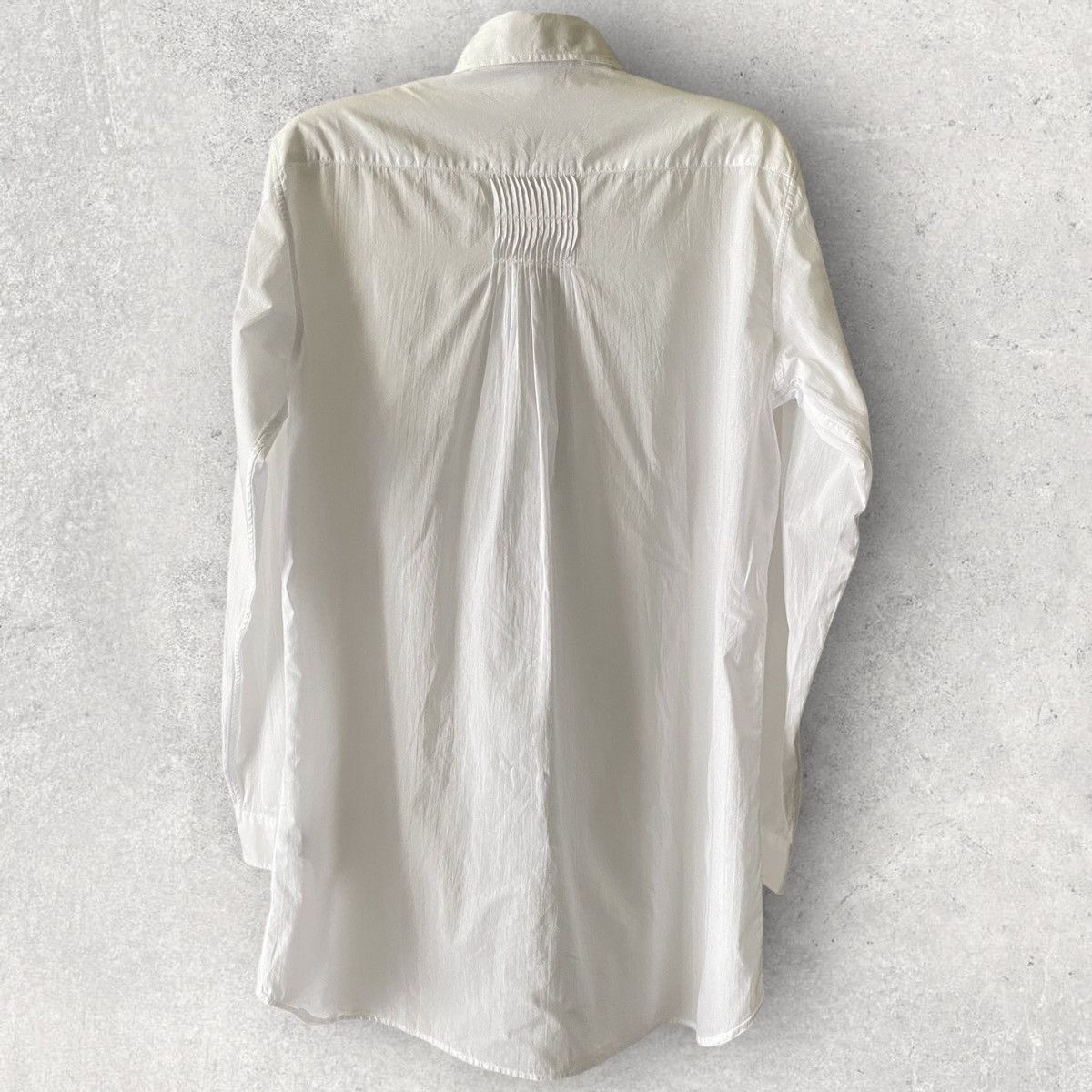 Ann Demeulemeester Ann Demeulemeester Wavy Frill Oversize Long Shirt Size XS / US 0-2 / IT 36-38 - 3 Thumbnail
