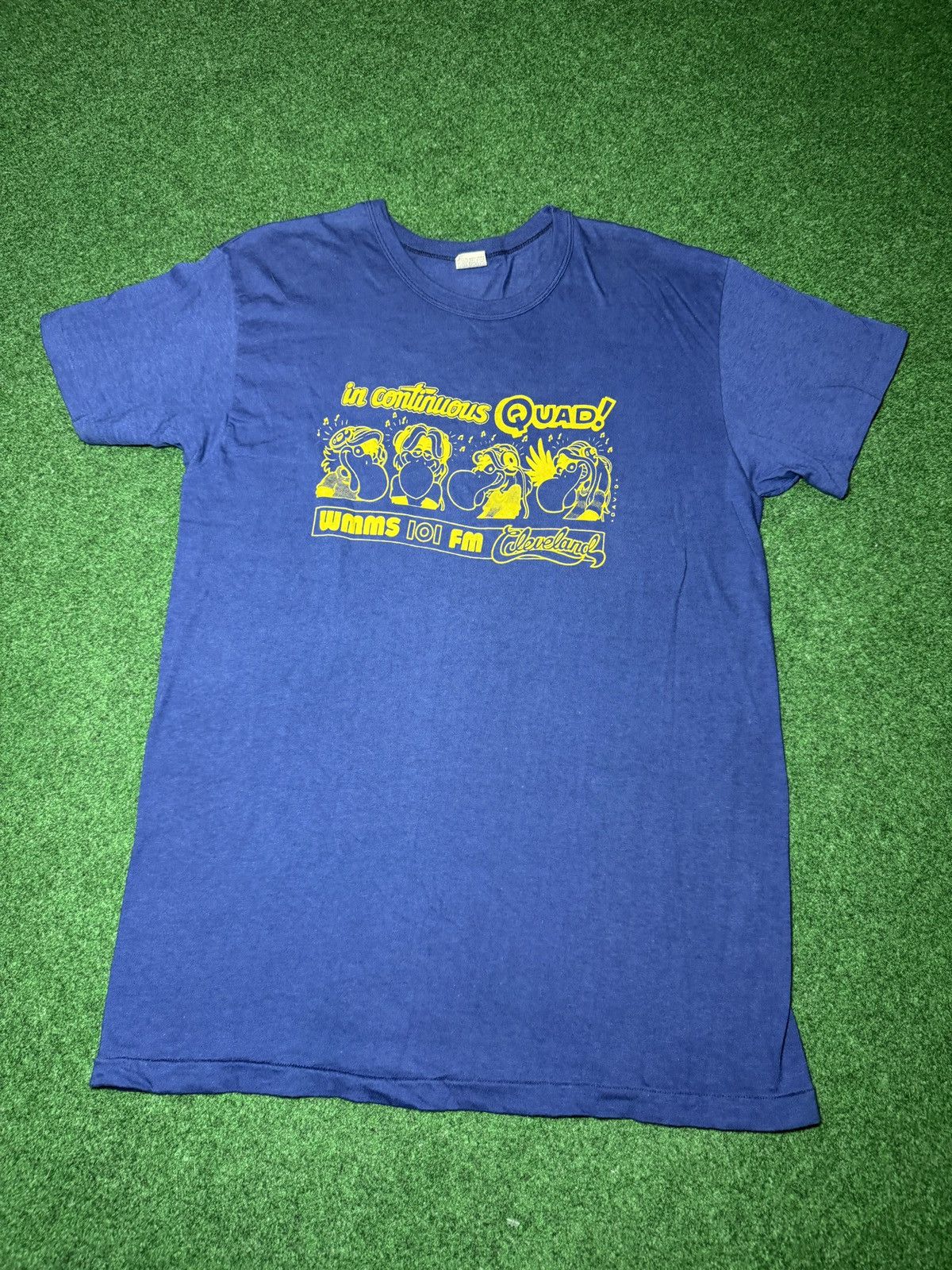 Vintage Vintage 70s 80s WMMS 101 FM Cleveland Radio RARE T Shirt Size US L / EU 52-54 / 3 - 1 Thumbnail