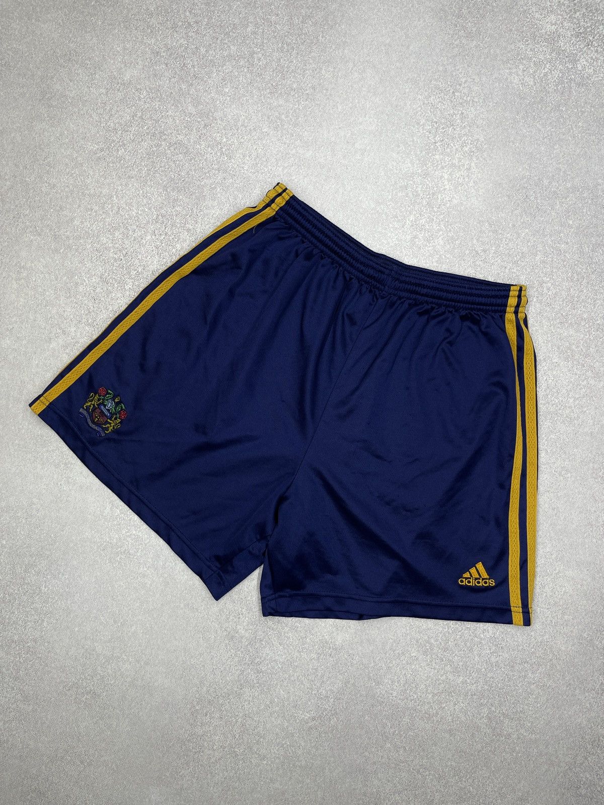 Adidas Vintage Adidas FC Burnley Football Shorts Navy Y2K Soccer Size US 32 / EU 48 - 1 Thumbnail