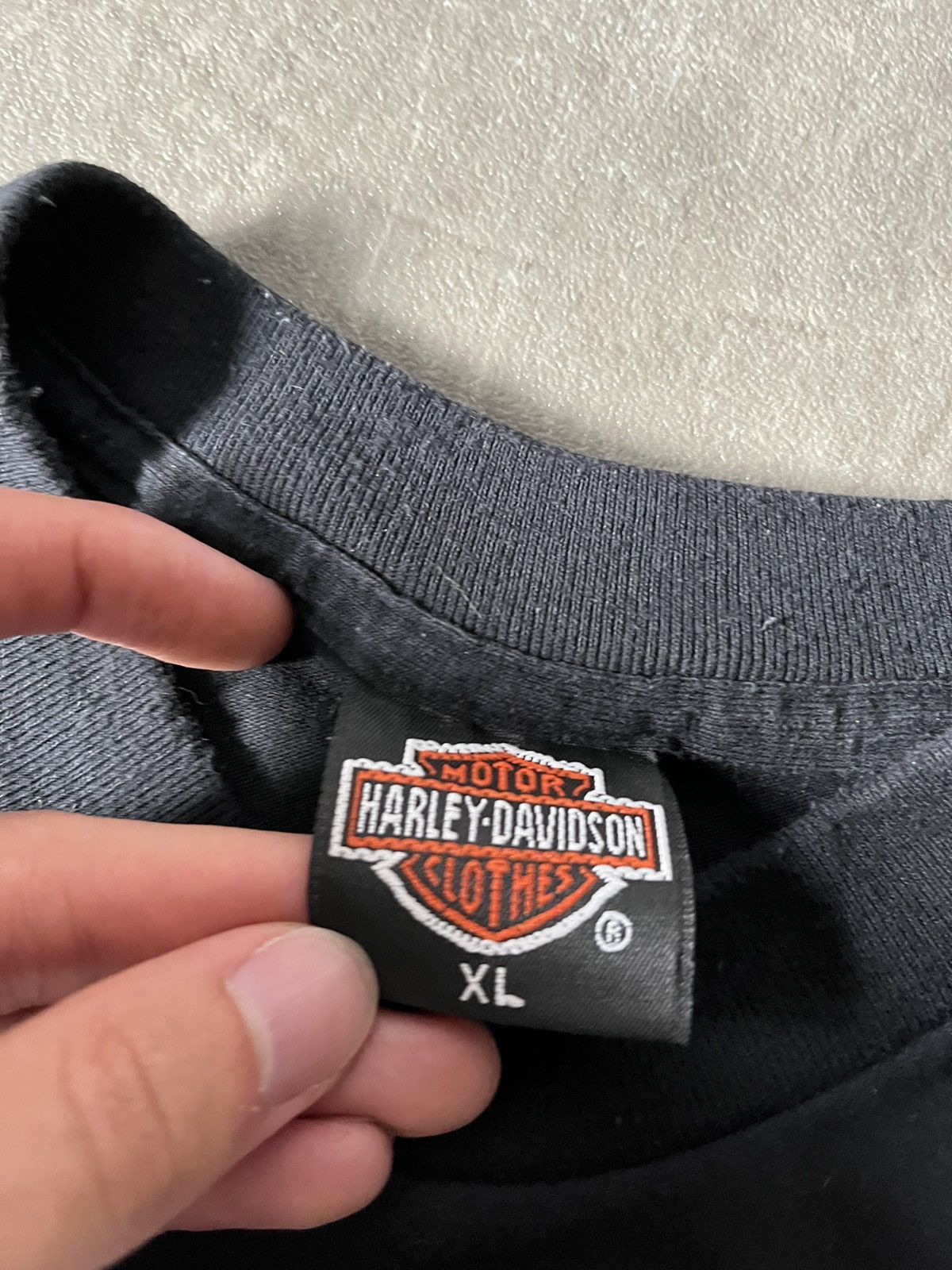 Harley Davidson × Vintage Vintage 3D Emblem Harley Davidson Survivors 1991 T-shirt Size US XL / EU 56 / 4 - 6 Thumbnail