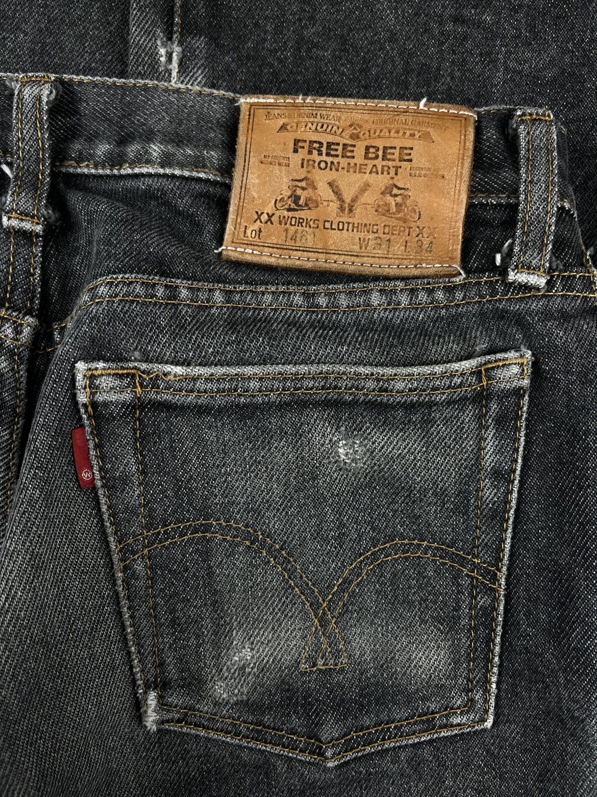 Iron Heart Iron Heart 21 Oz Bootcut Freebee 1461 Denim Jeans Size US 30 / EU 46 - 6 Thumbnail