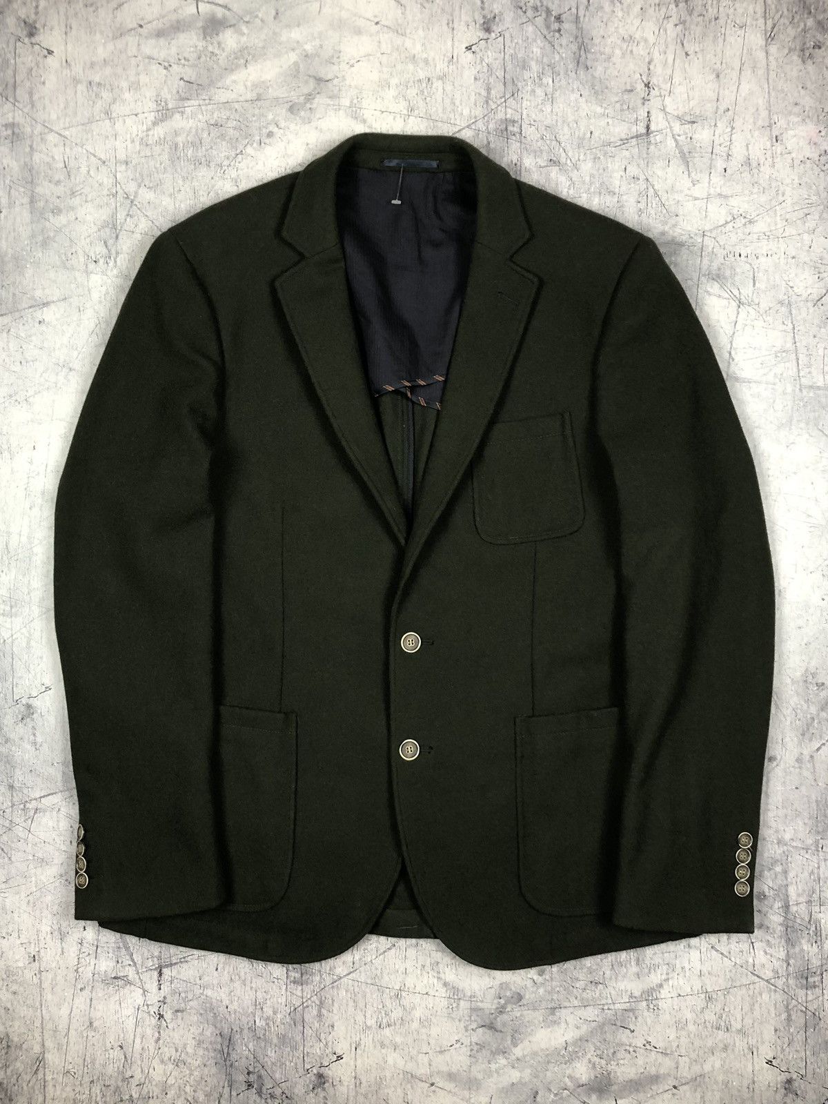 Designer Vintage NN.07 No Nationality Johan Wool Polyester Blazer y2k Size 42R - 2 Thumbnail