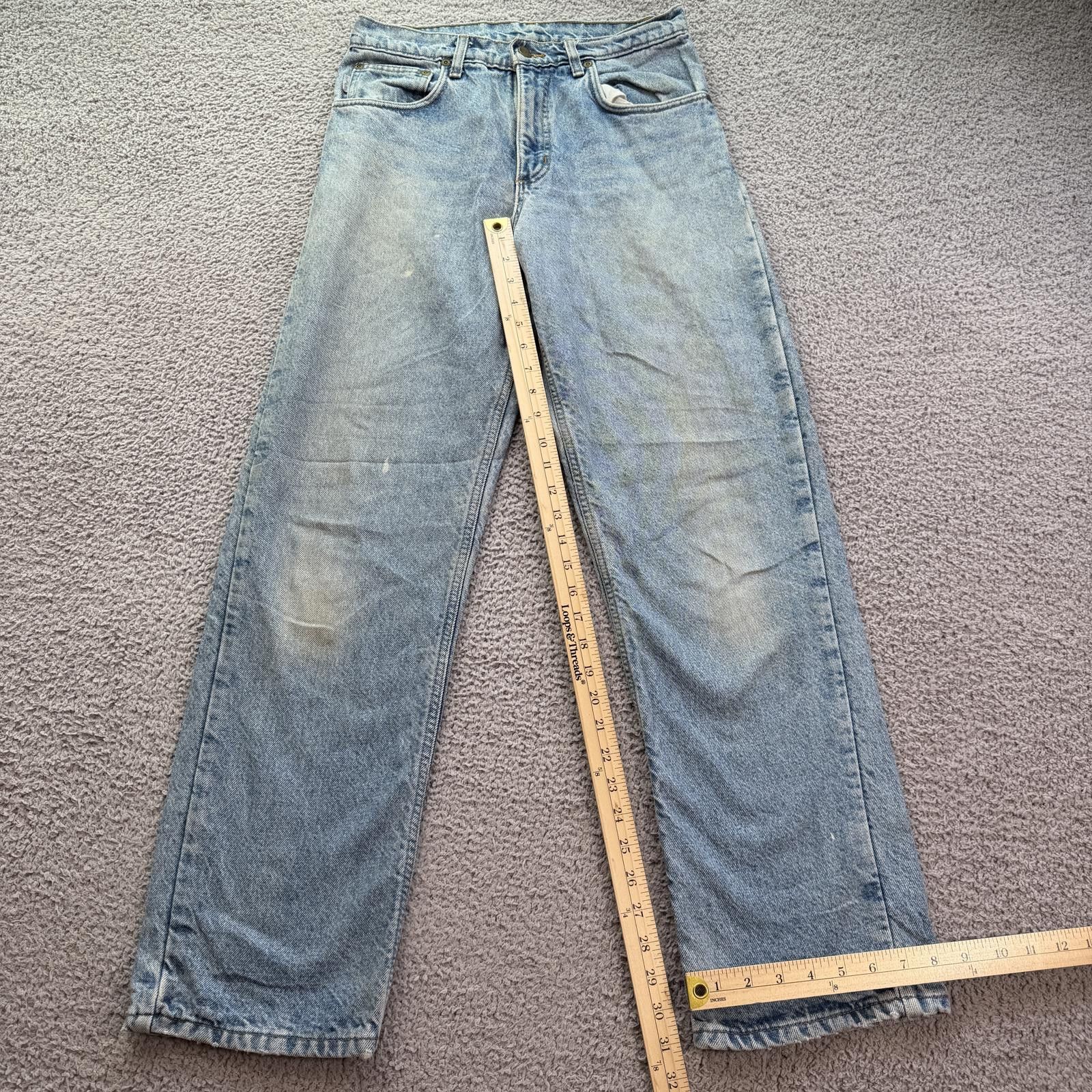 Carhartt Vintage Carhartt Flannel Lined Denim Jeans 30x31 Relaxed Fit Size US 30 / EU 46 - 4 Thumbnail