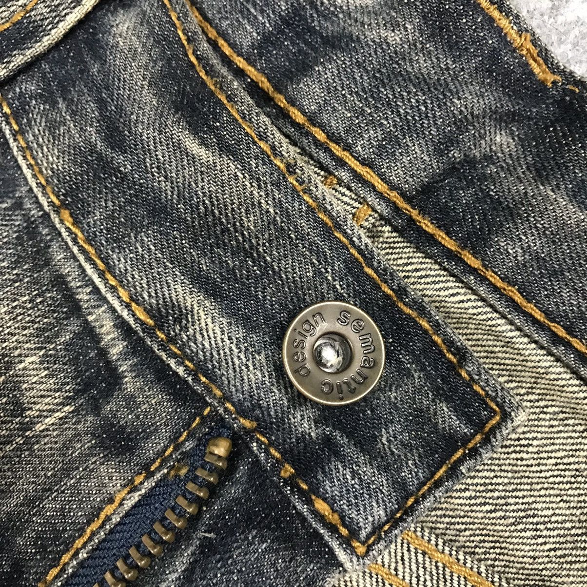 Japanese Brand × Le Grande Bleu (L.G.B.) DISTRESSED STYLE FLARE JENAS SEMANTICDESIGN BOOT CUT PANTS Size US 33 - 19 Thumbnail