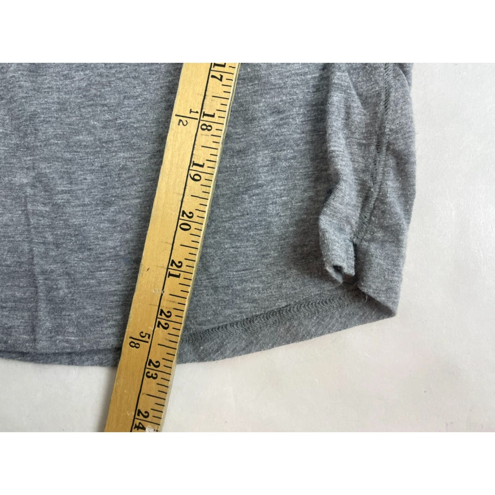 Prince Prince & Fox Shirt Women S Solid Gray Yellow Heather Baseball Top Long Sleeve Size S / US 4 / IT 40 - 3 Thumbnail