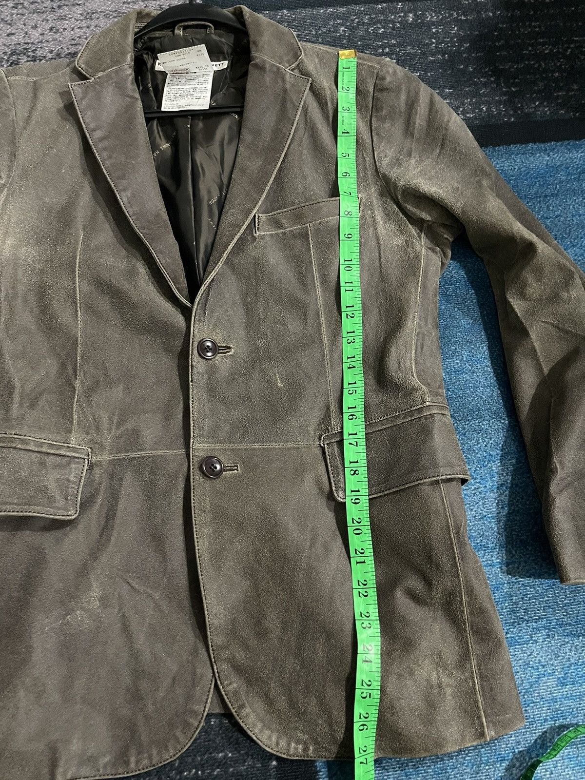 Katharine Hamnett London Vintage Katharine Hamnett London Cow Leather Jacket Size US S / EU 44-46 / 1 - 23 Thumbnail
