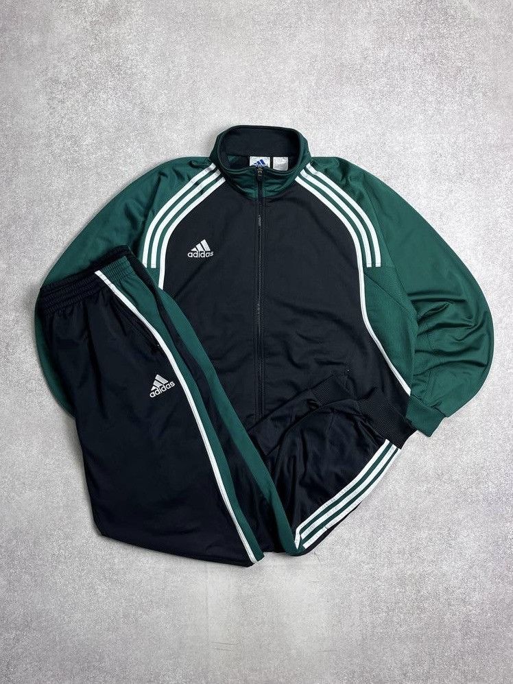 Adidas × Vintage Vintage 90s Adidas Nylon Tracksuit Y2K XL | Grailed
