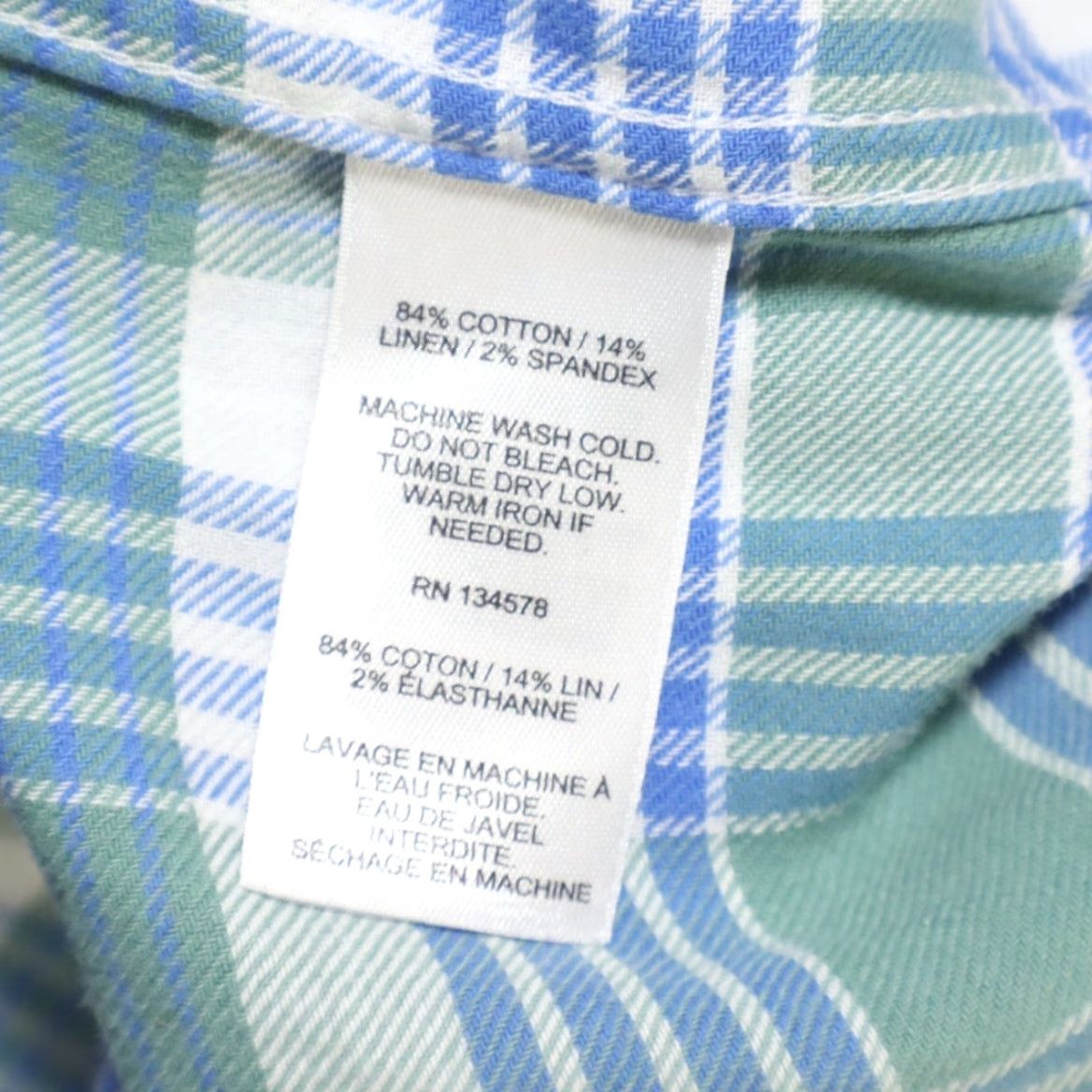 Vineyard Vines Vineyard Vines Shirt Plaid Button Down Long Sleeve Green Men L Cotton Blend Soft Cotton Recreation Size US L / EU 52-54 / 3 - 6 Thumbnail