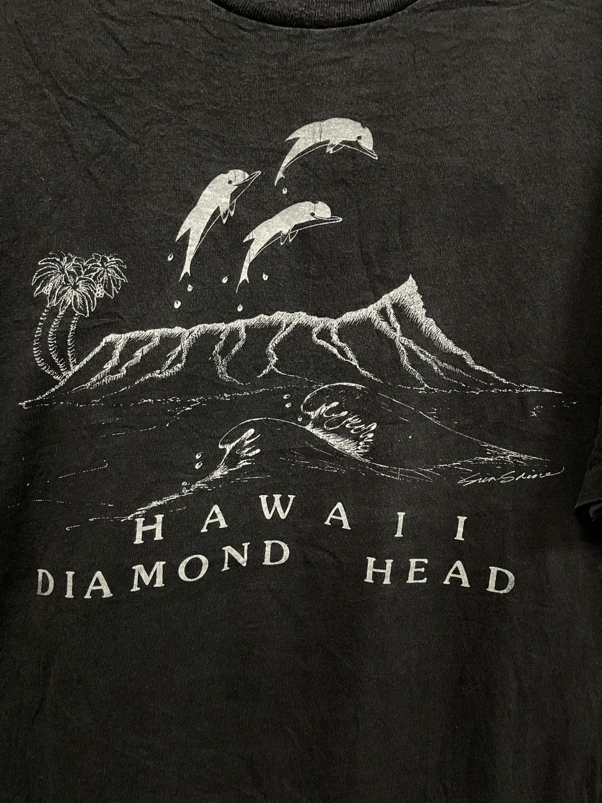 Vintage Vintage 90s Hawaii Diamond Head Very Rare🔥🔥🔥 Size US L / EU 52-54 / 3 - 2 Thumbnail