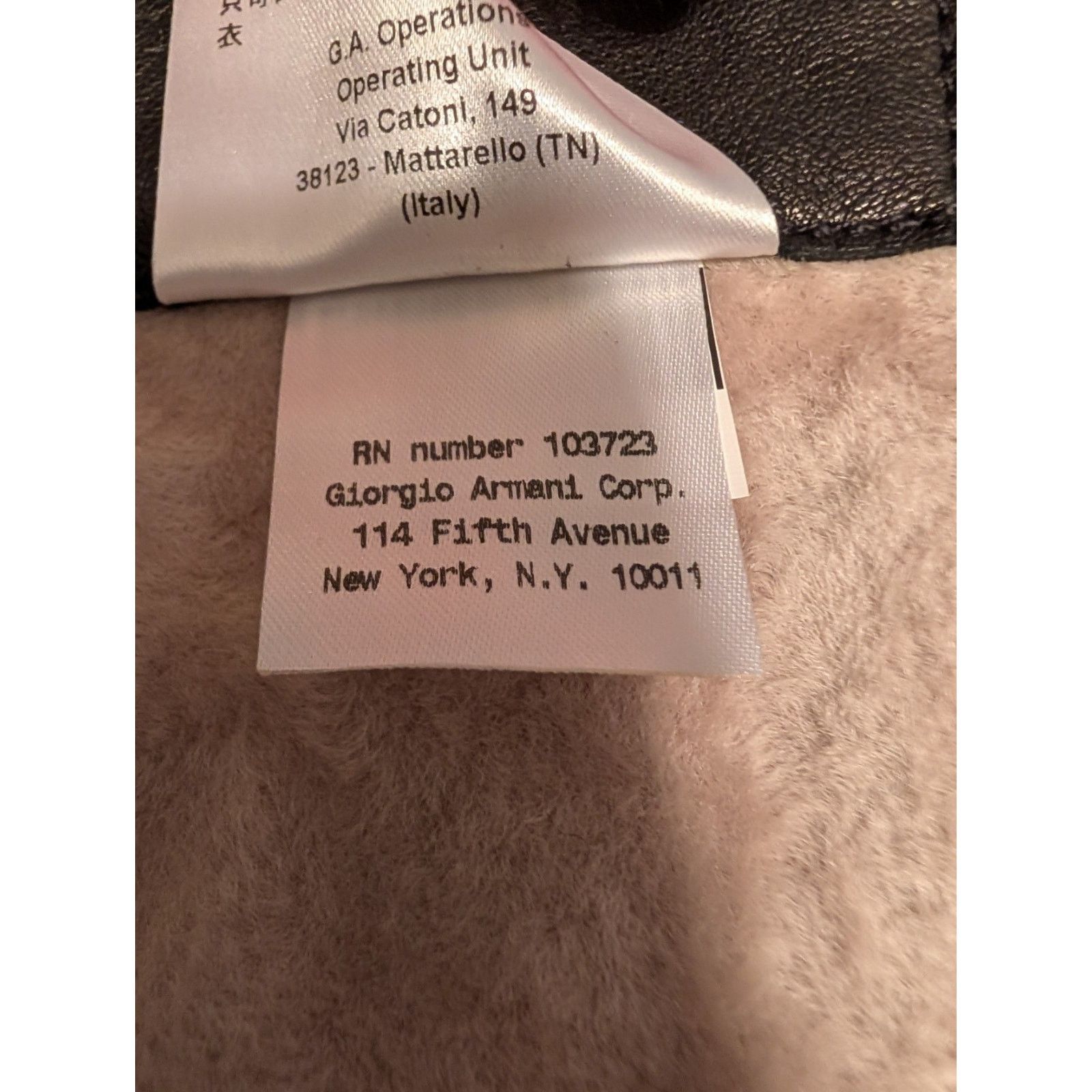 Giorgio Armani Giorgio Armani Lambskin Leather Shearling Jacket Size 38 EUC Size M / US 6-8 / IT 42-44 - 12 Thumbnail