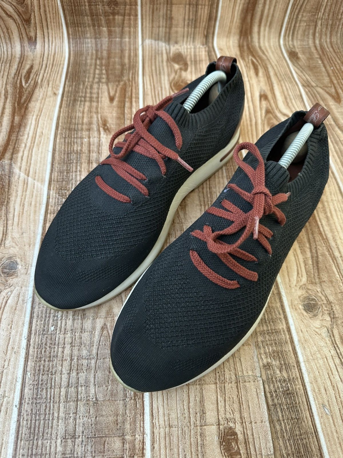 Loro Piana Loro Piana 360 LP Flexy Walk Black Sneaks Size US 11 / EU 44 - 4 Thumbnail