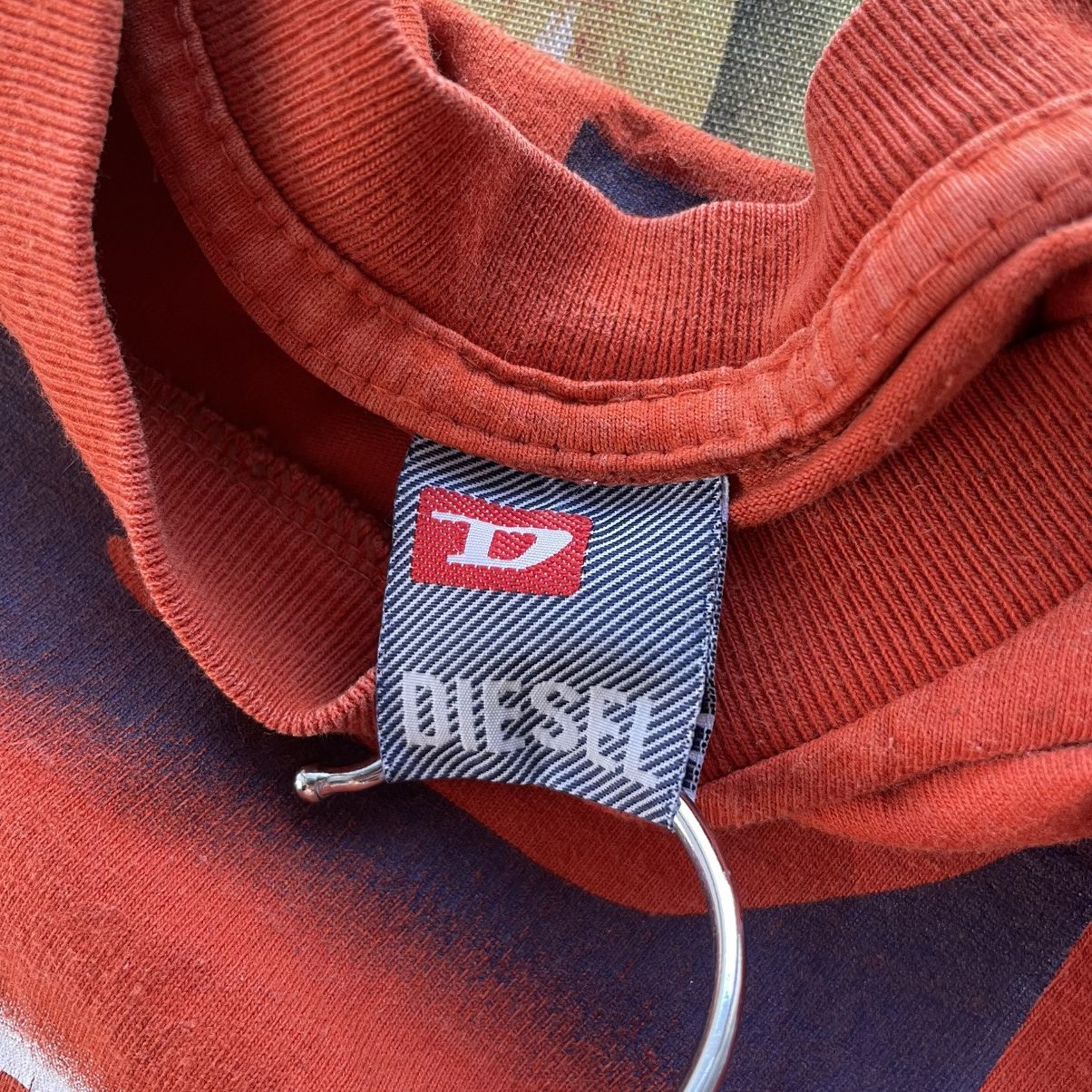 Diesel × Vintage Diesel Vintage l T-shirt Big Double logo Orange Size XL Y2K Size US XL / EU 56 / 4 - 9 Thumbnail