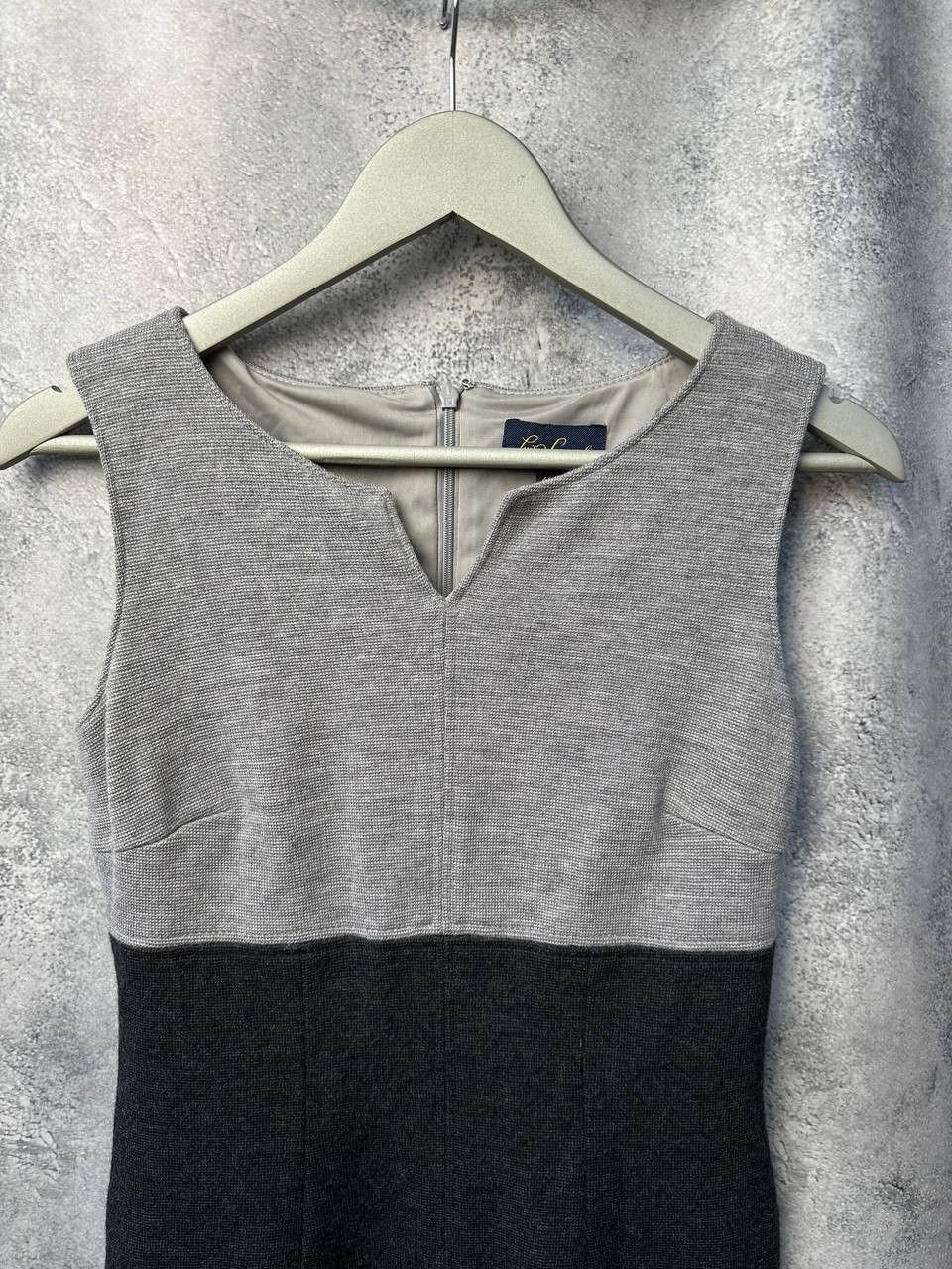 Other Luisa Spagnoli Gray Sleeveless Pencil Dress Size M / US 6-8 / IT 42-44 - 5 Thumbnail