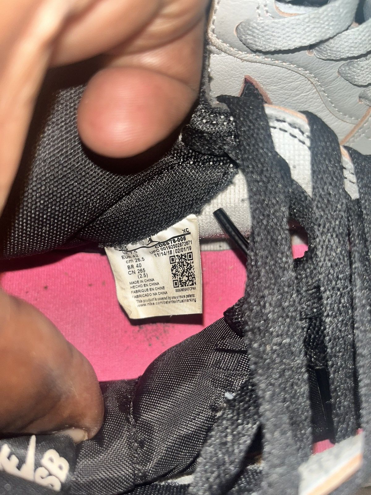 Jordan Brand × Nike Jordan 1 Paris Size US 8.5 / EU 41-42 - 6 Thumbnail