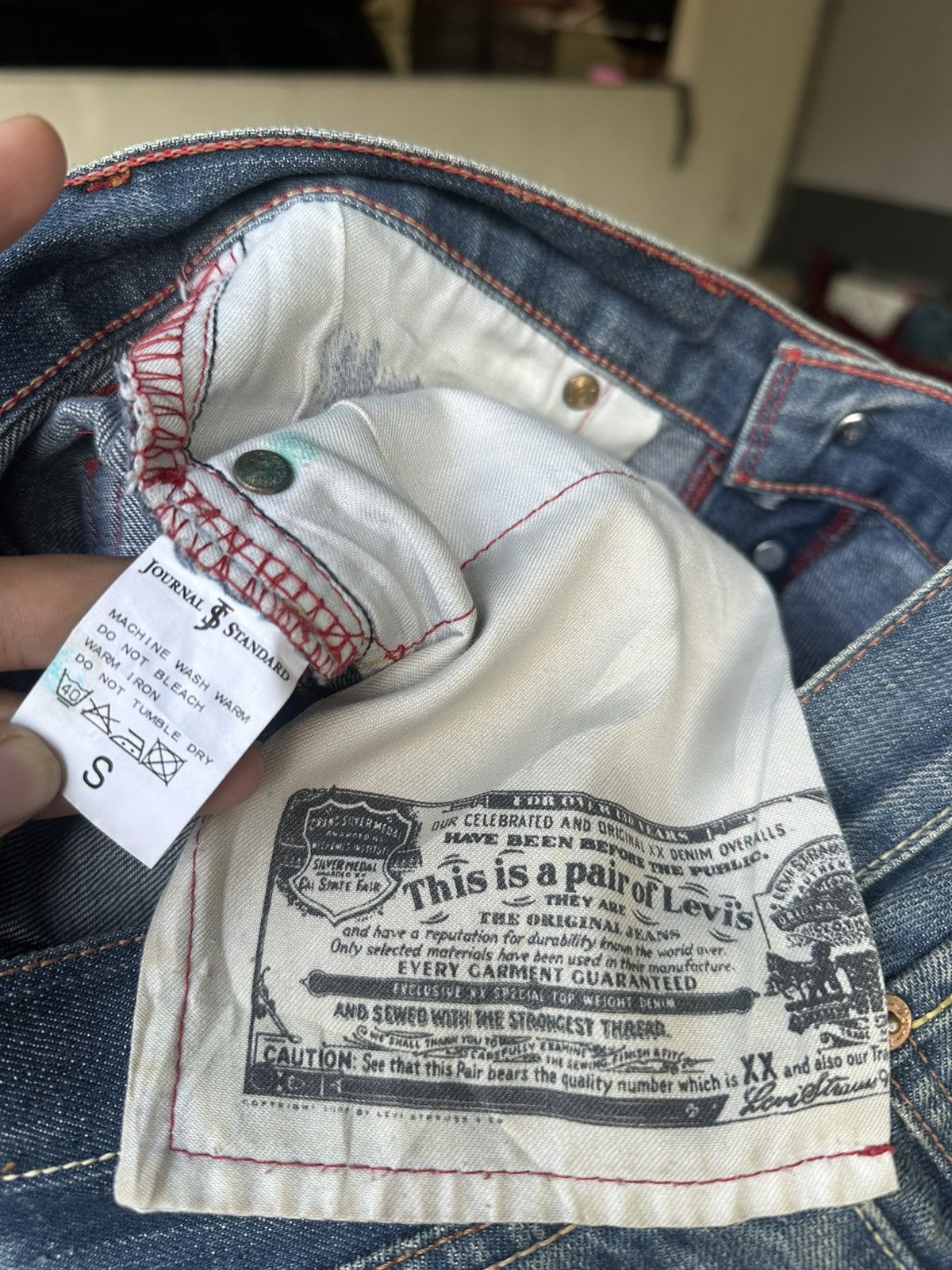 Levi's Levis X Journal Standard Washed Skinny Jeans (Woman) Size US 29 - 9 Thumbnail