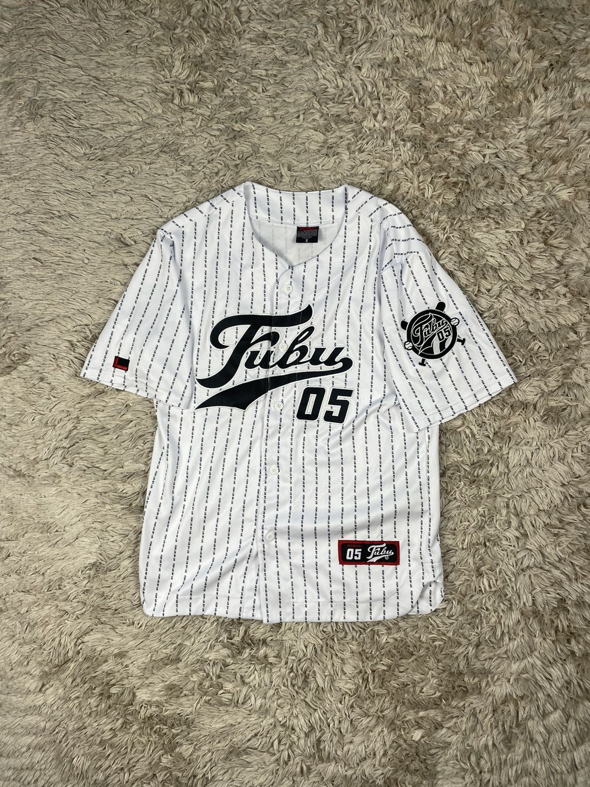 Fubu 05 button up jersey for us by us