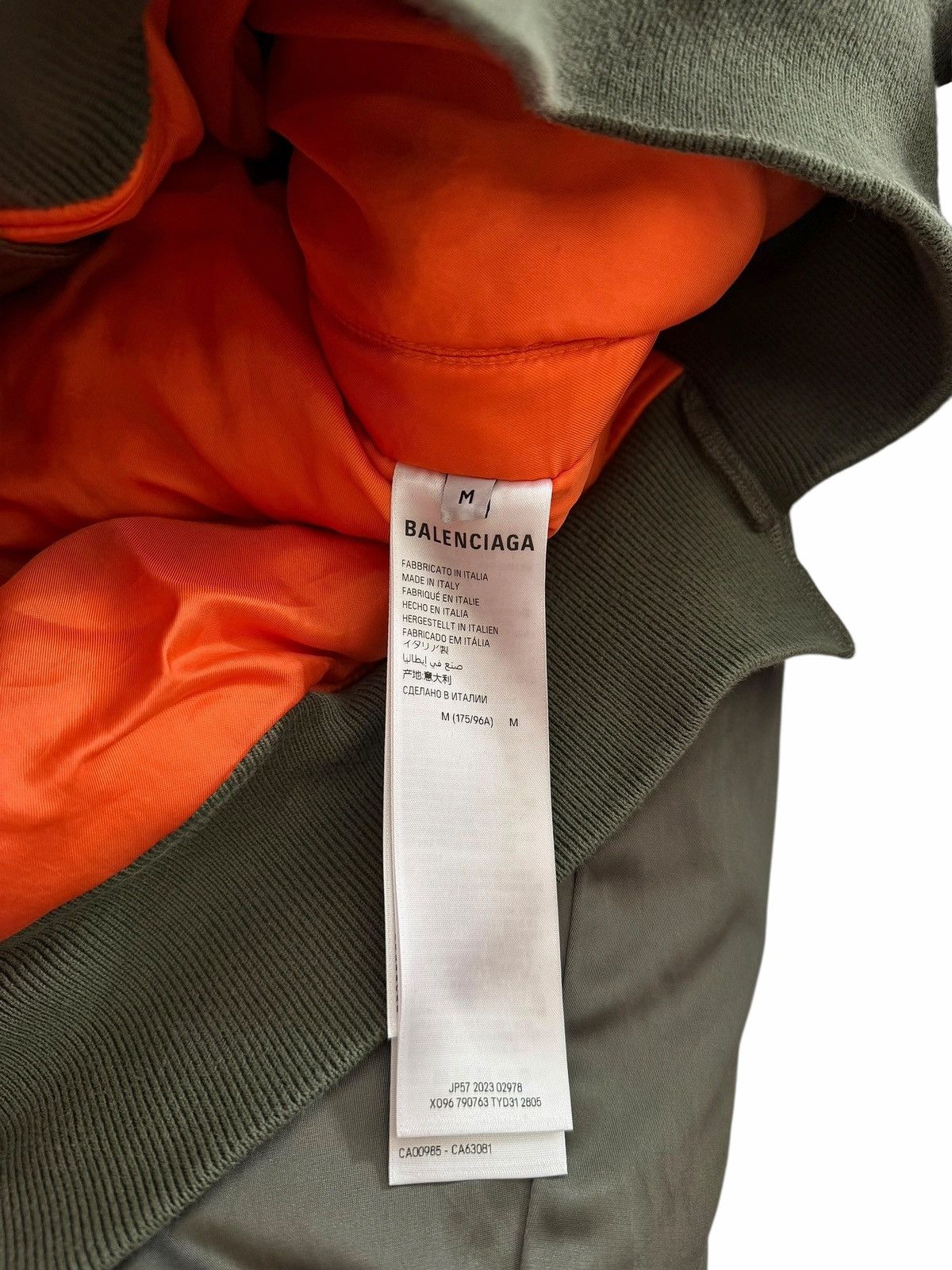 Balenciaga Double Sleeve Four Arm Split Nylon Bomber Size US M / EU 48-50 / 2 - 10 Thumbnail