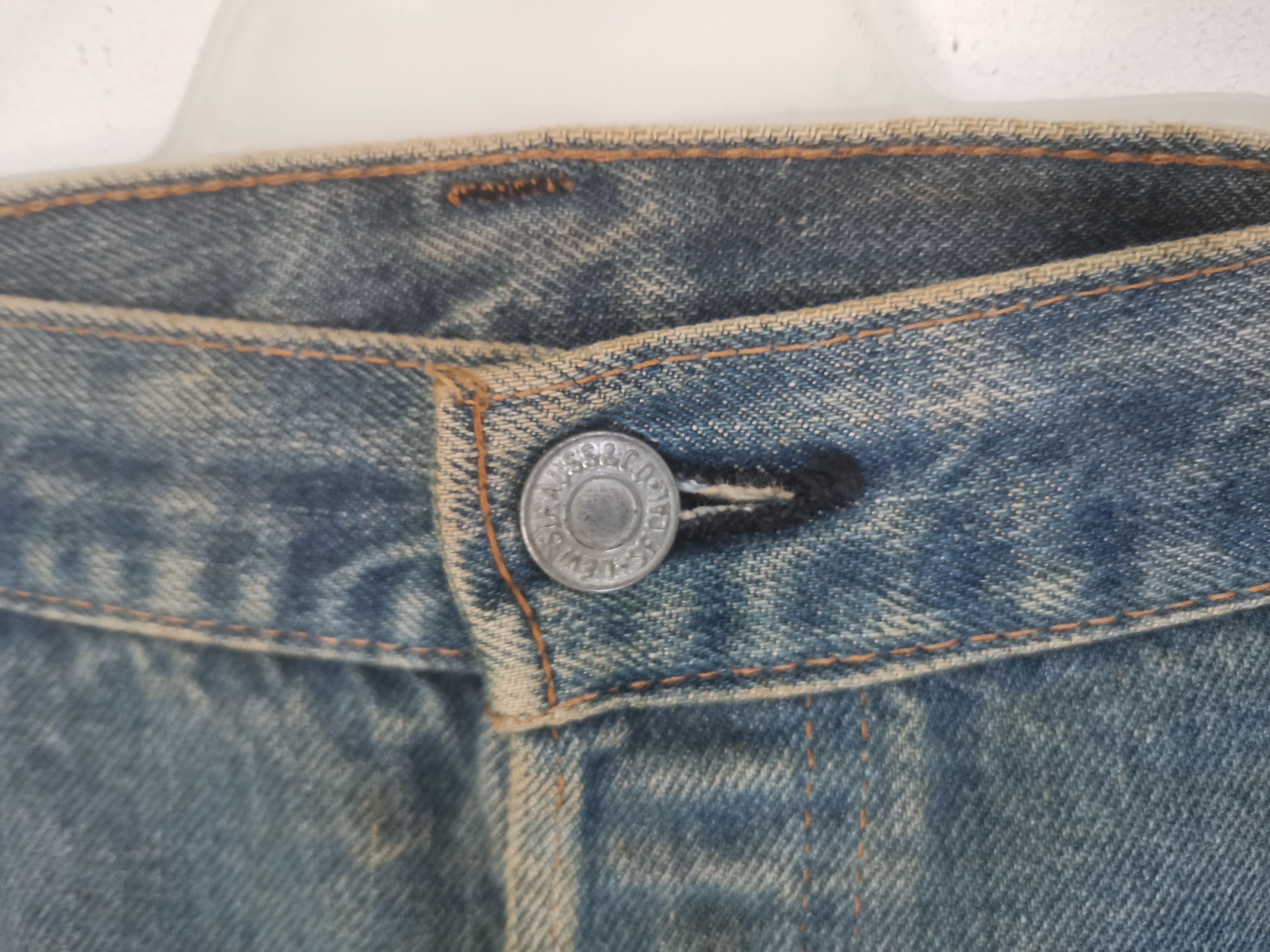 Levi's Vintage Clothing × Vintage Rare vintage Levi's red line small e denim stemp button no 6 Size US 42 / EU 58 - 10 Thumbnail