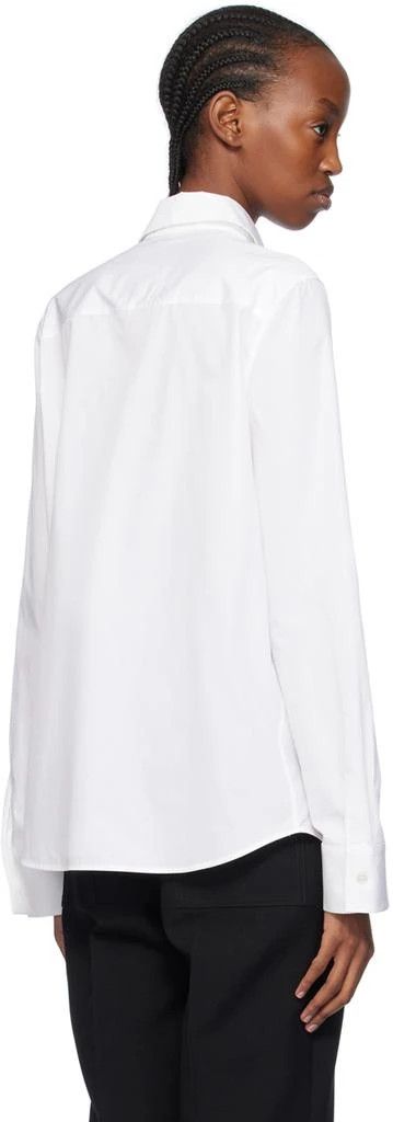 Jil Sander o1loc1c0426 Pointed Collar Shirt in White Size M / US 6-8 / IT 42-44 - 3 Thumbnail