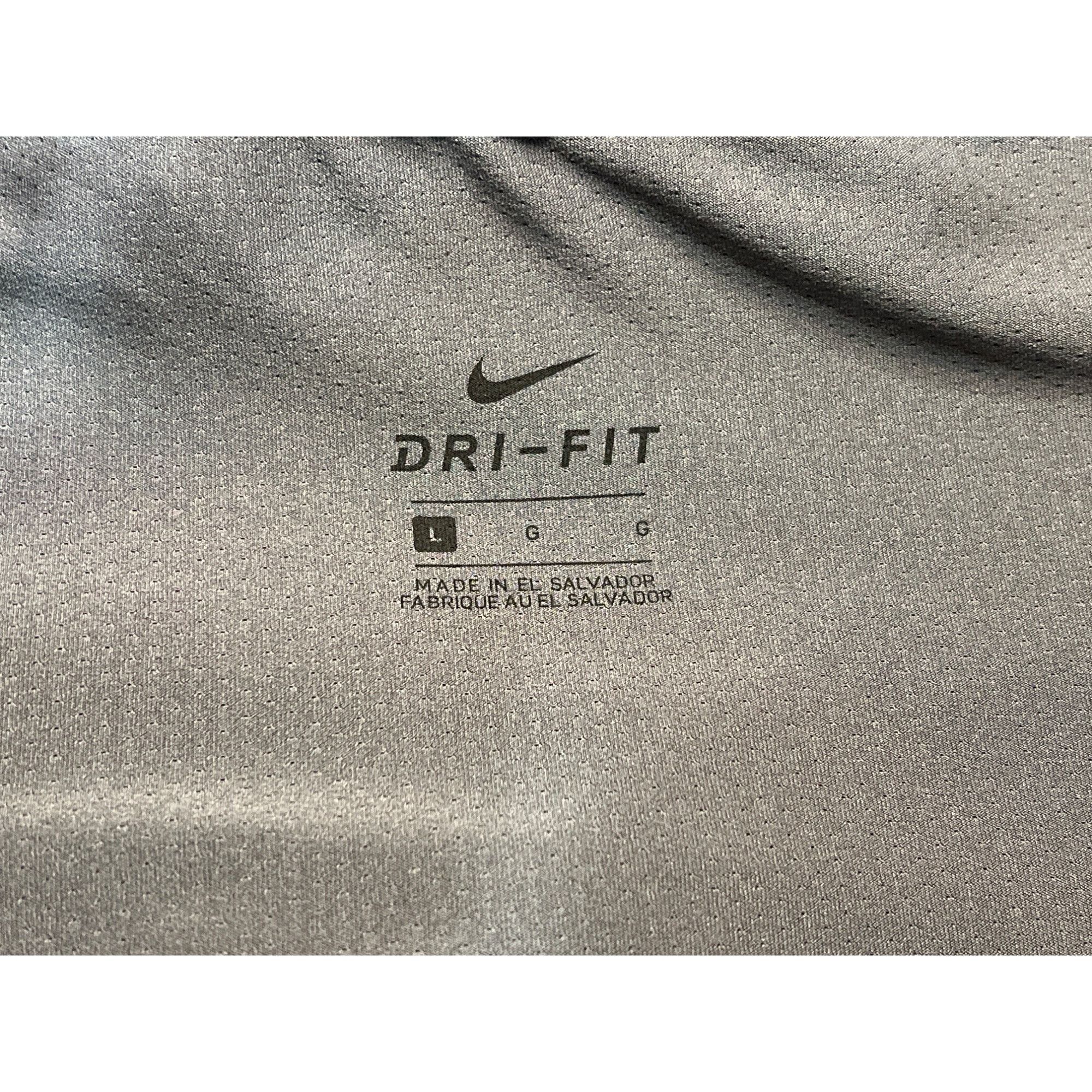 Nike Nike Womens Gray Dri-Fit Activewear Shirt Size L Size L / US 10 / IT 46 - 6 Thumbnail
