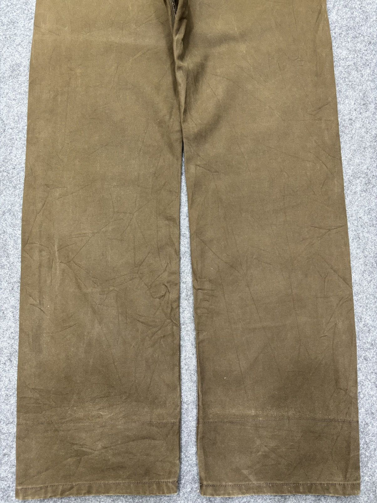 Japanese Brand 💥Japan Minimalist💥Scanner Fundamental Cinch Back Denim F664 Size US 34 / EU 50 - 17 Thumbnail