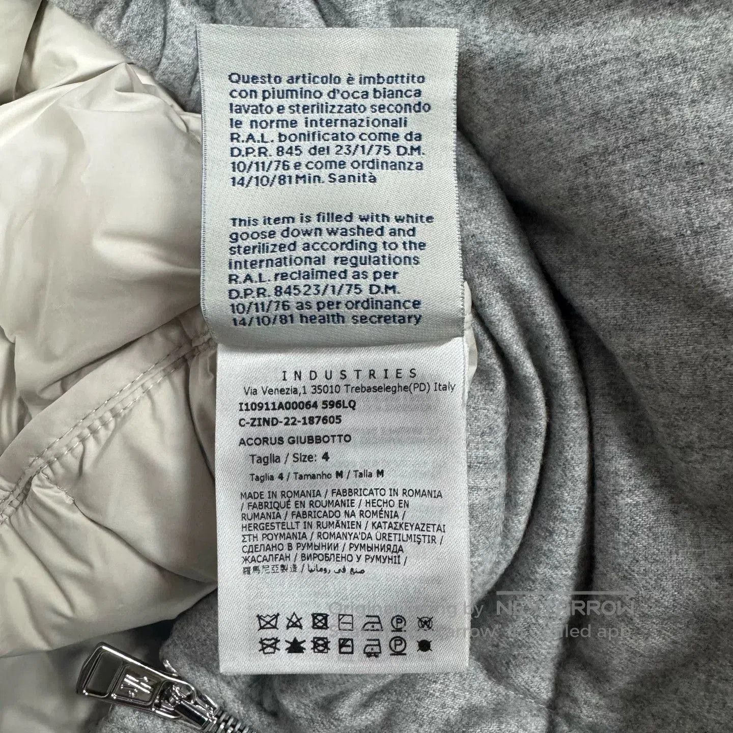 Visvim Moncler Acorus Quilted Down Jacket. Size US XL / EU 56 / 4 - 8 Thumbnail