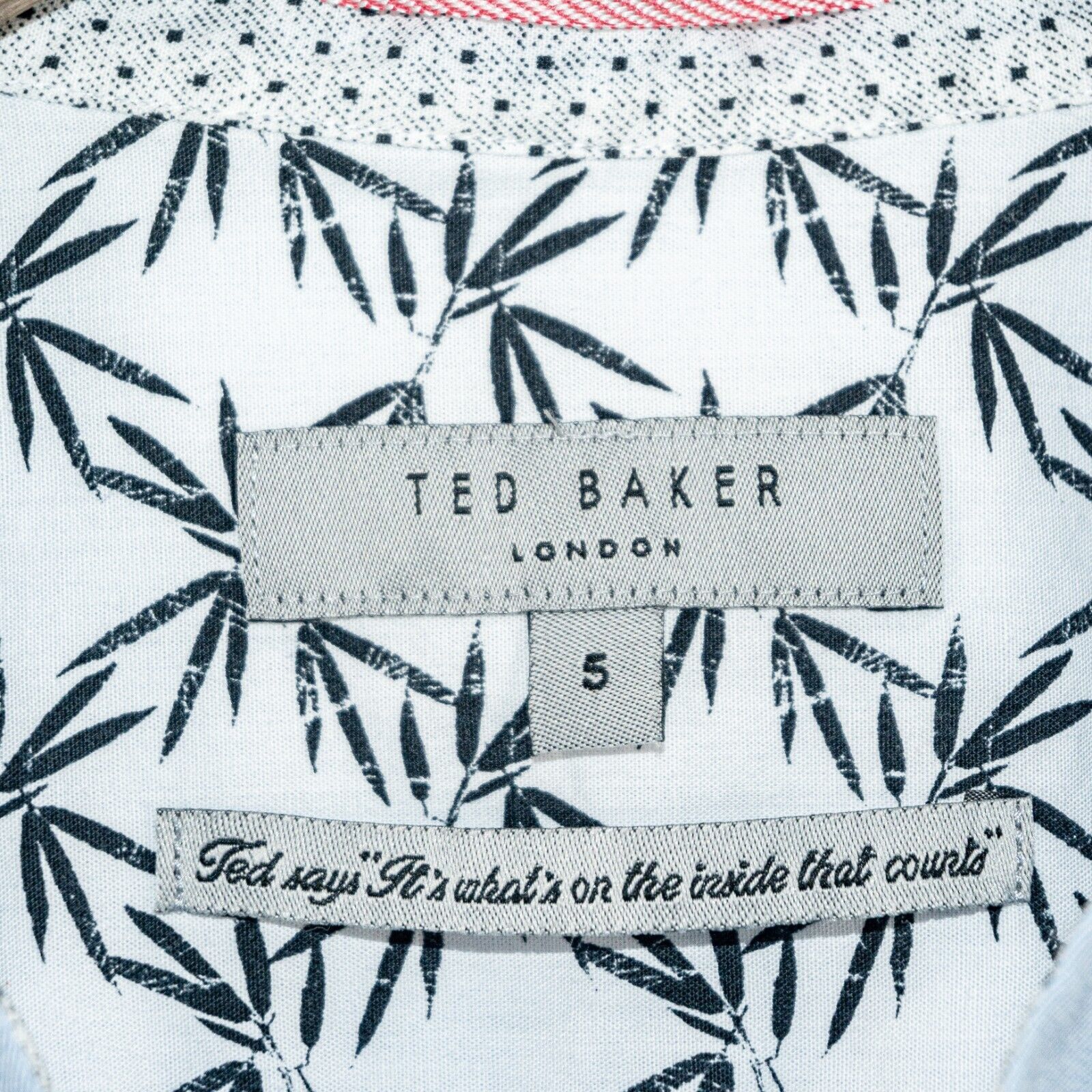 Ted Baker TED BAKER Flower Grandad Regular Fit Button Down shirt Size US L / EU 52-54 / 3 - 3 Thumbnail