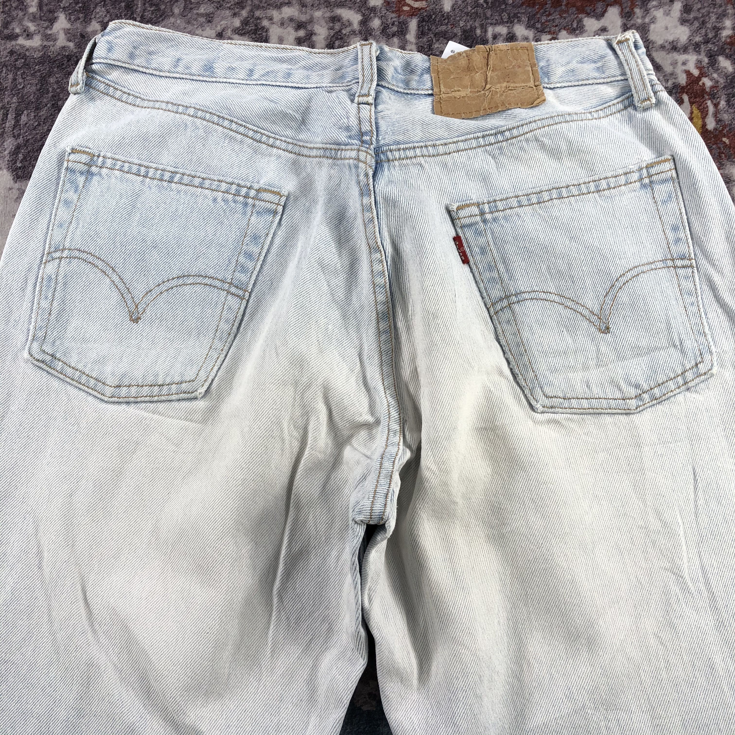 Levi's × Vintage 90s Vintage Light Wash Levis Jeans-JM2830 Size US 32 / EU 48 - 6 Thumbnail