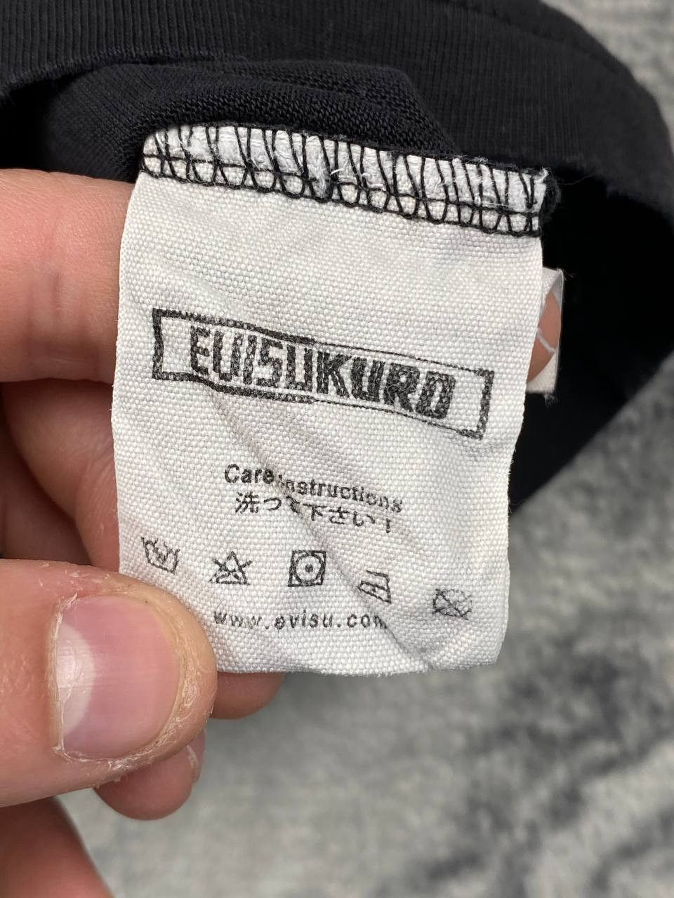 Evisu Evisu Kuro Big Logo T Shirt Men Size XL Black Size US XL / EU 56 / 4 - 8 Thumbnail
