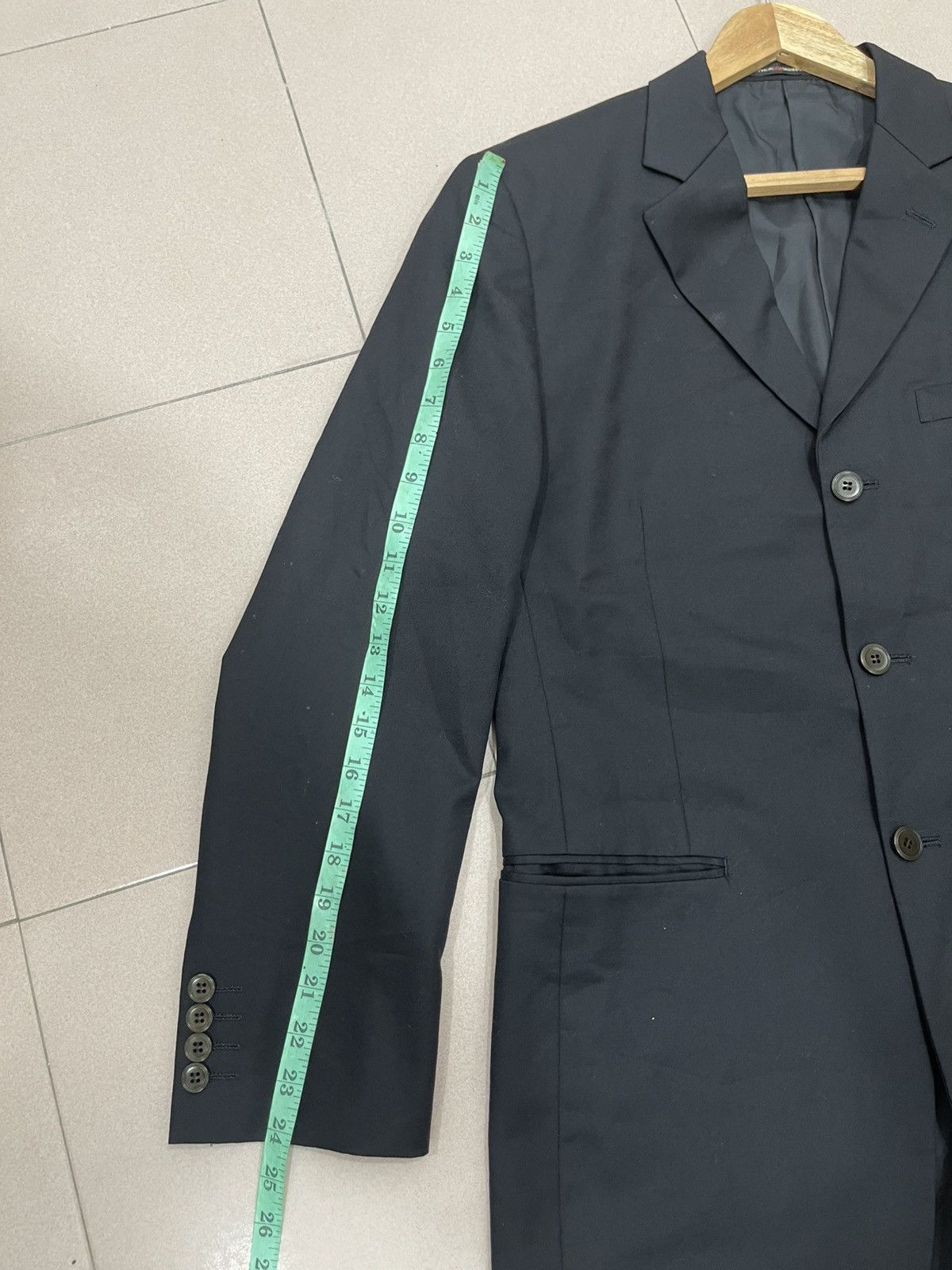 Jean Paul Gaultier Jean-Paul GUALTIER HOMME objet Wool Jacket Tailored 48M Size 48R - 13 Thumbnail