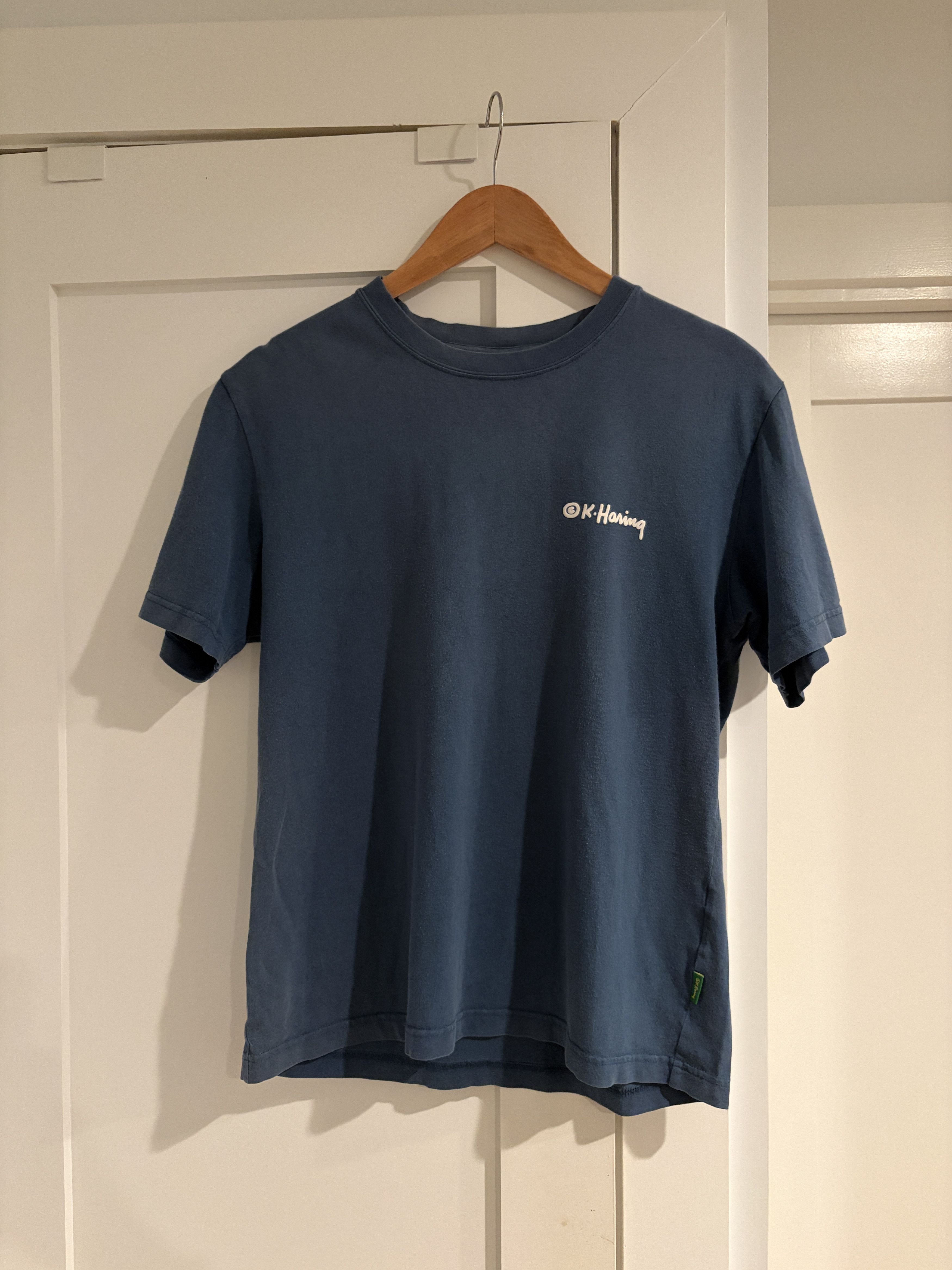 Keith Haring Vintage Keith Haring Sailing t-shirt Size US M / EU 48-50 / 2 - 2 Thumbnail