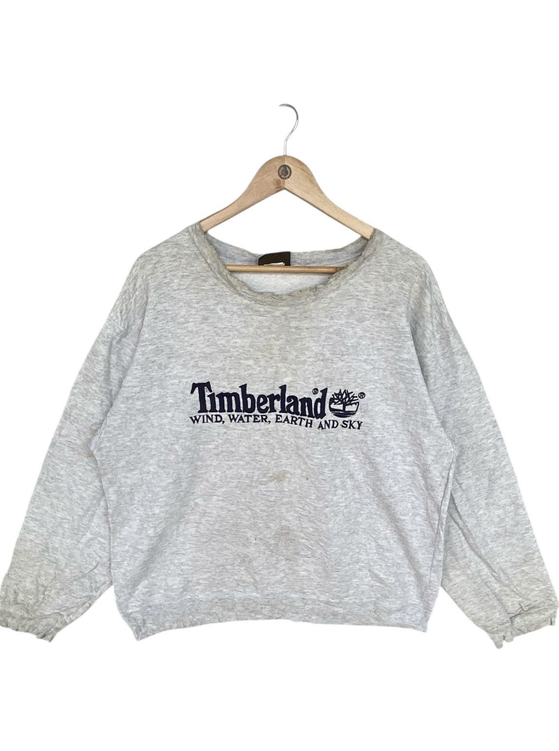 Other Vintage Timberland Big Printed Crewneck Sweatshirt Gray Size US M / EU 48-50 / 2 - 1 Thumbnail