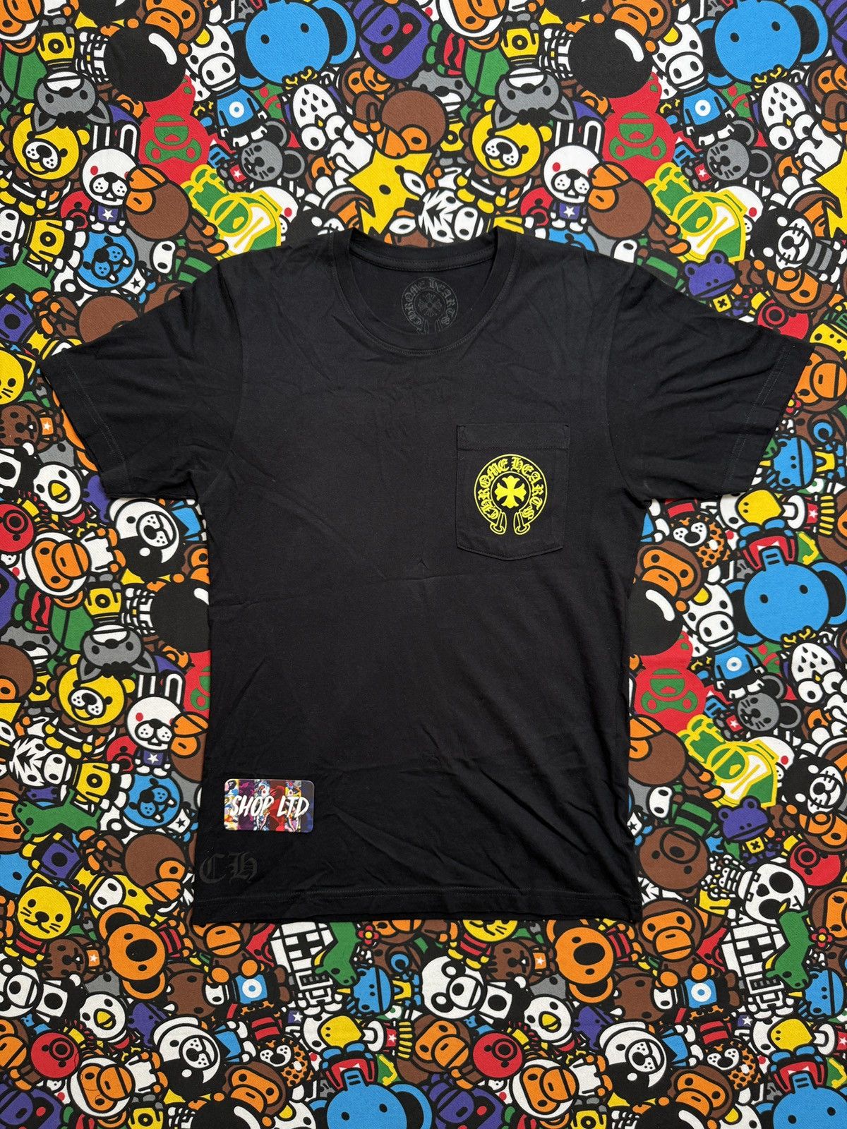 Chrome Hearts Chrome Hearts Yellow Made In Hollywood Logo Tee Size US S / EU 44-46 / 1 - 2 Thumbnail