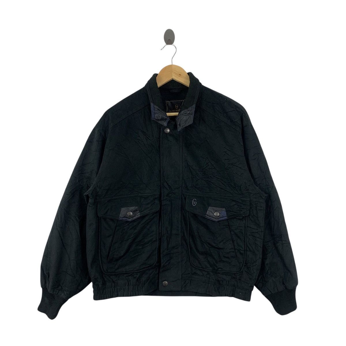 Gianni Valentino Vintage GIANNI VALENTINO ITALY Velvet Varsity Stadium Jacket Size US M / EU 48-50 / 2 - 4 Thumbnail