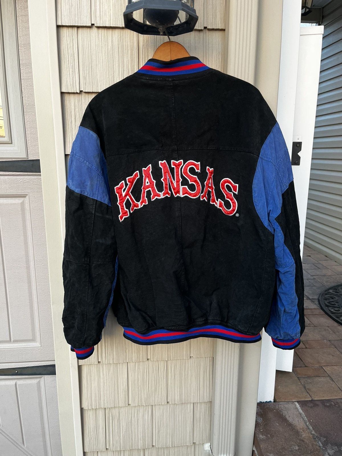 Vintage Kansas Jayhawks varsity jacket Size US XL / EU 56 / 4 - 2 Thumbnail
