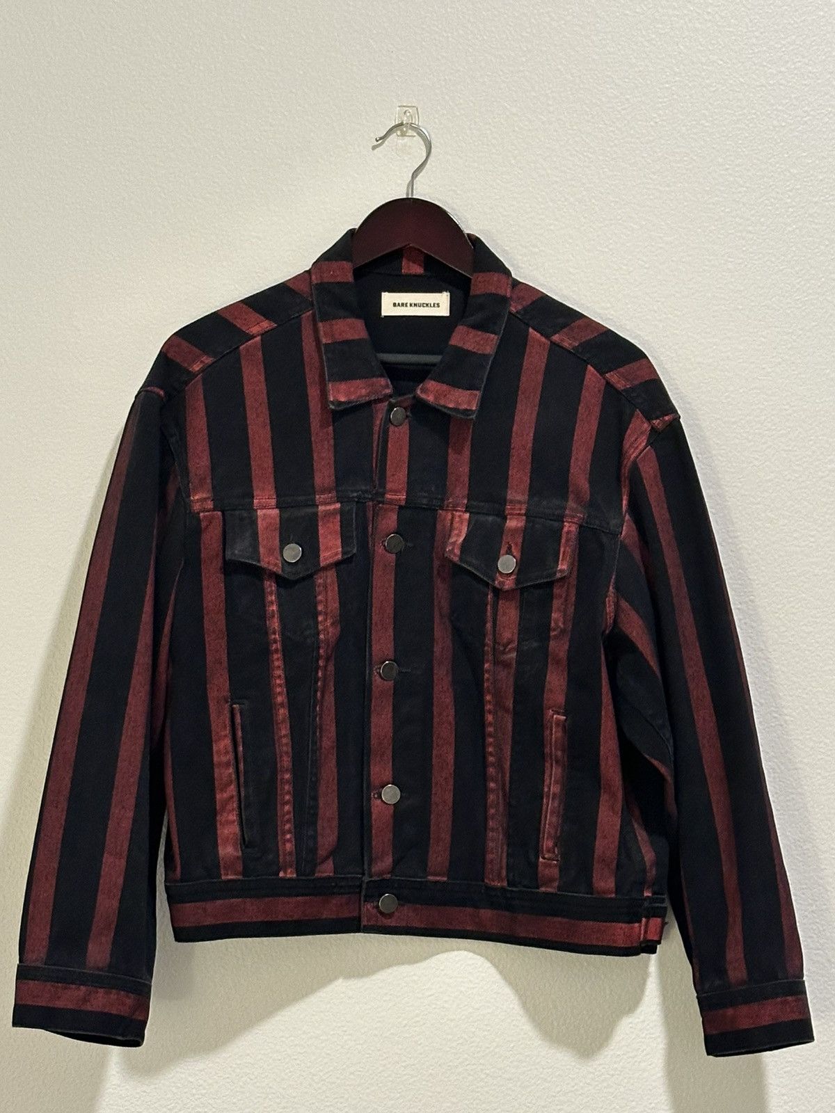 Bare Knuckles Bare Knuckles Striped Denim Jacket V2 Size Large Size US L / EU 52-54 / 3 - 1 Thumbnail