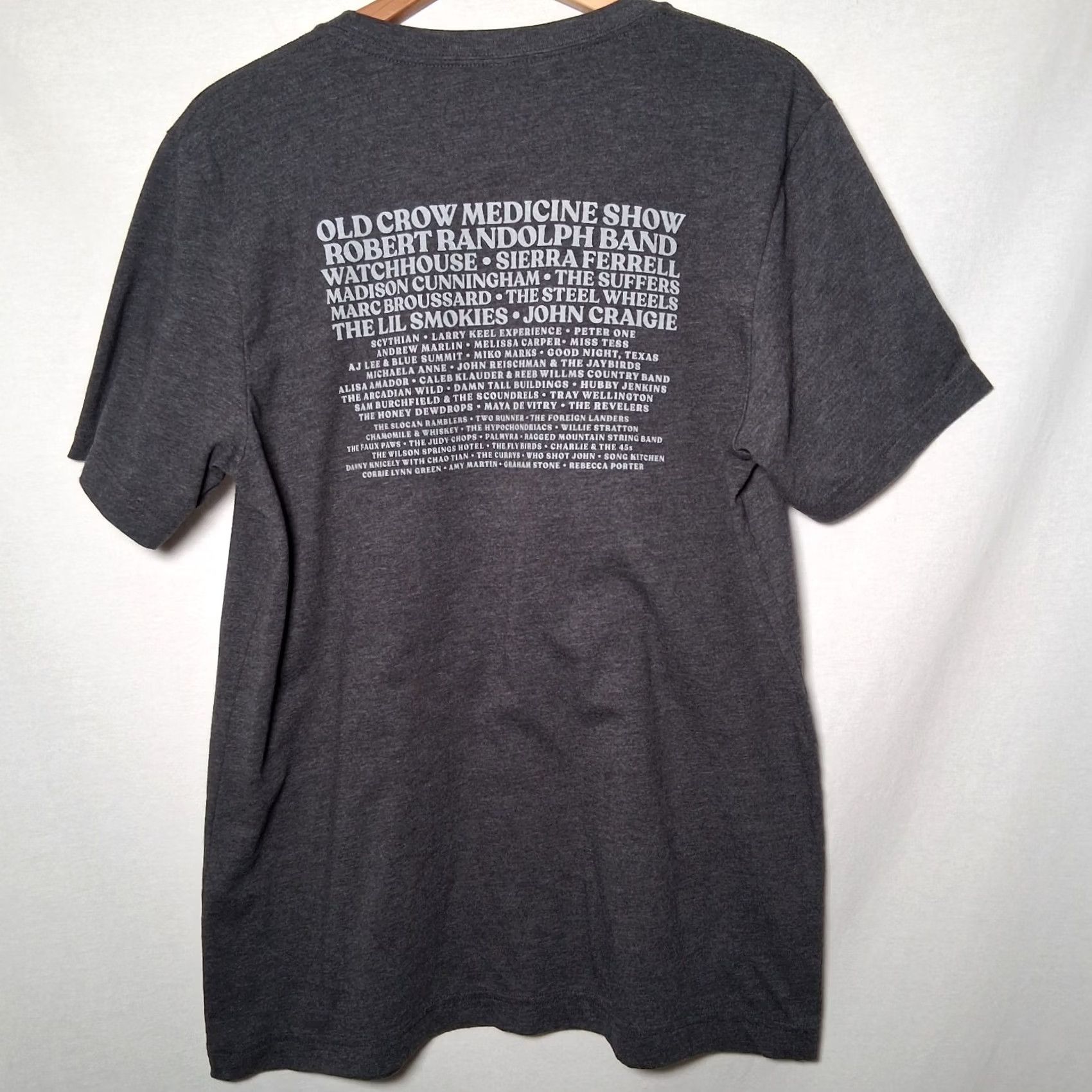 Red Wing VINTAGE Red Wing Roots Music Festival Shirt L Mens Gray 2023 Old Crow Medicine Show Sierra Ferrell Tour Jam Band Graphic T-Shirt Size US L / EU 52-54 / 3 - 3 Thumbnail
