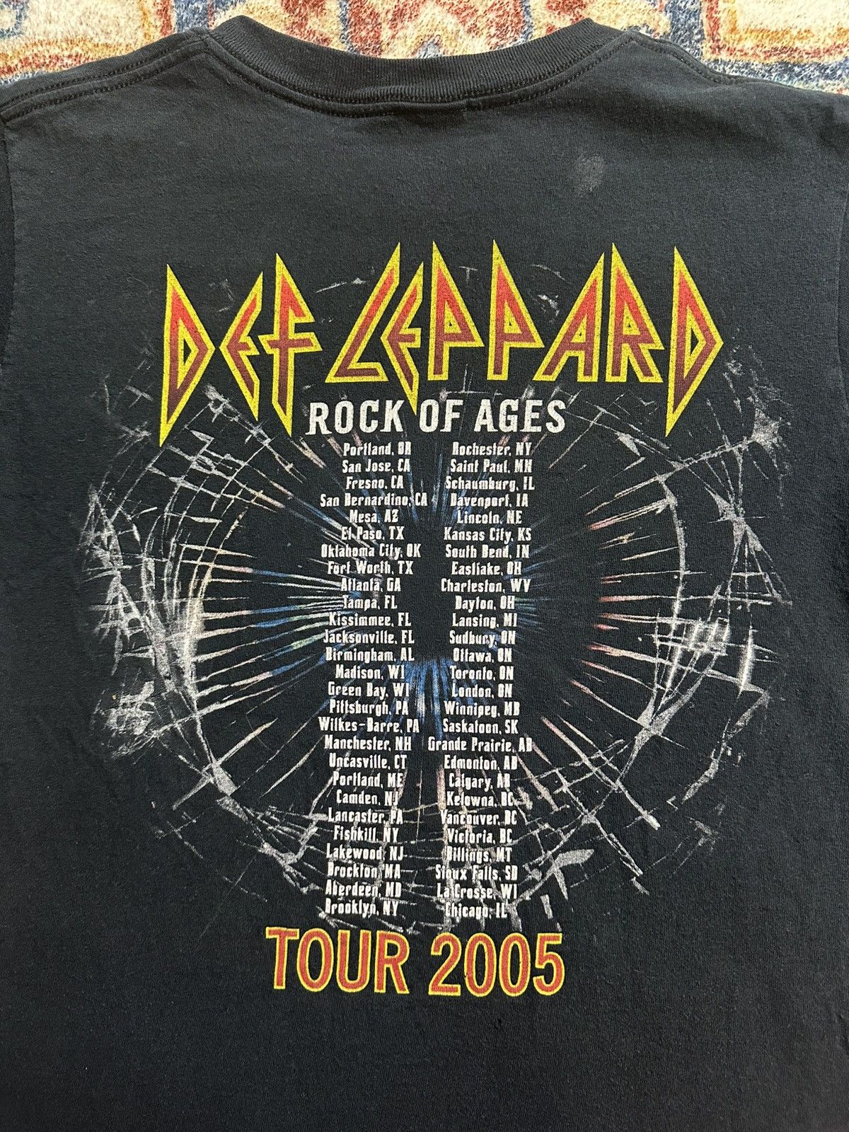 Band Tees × Vintage Vintage Def Leppard Rock Of Ages Band T-shirt Small Size US S / EU 44-46 / 1 - 5 Thumbnail