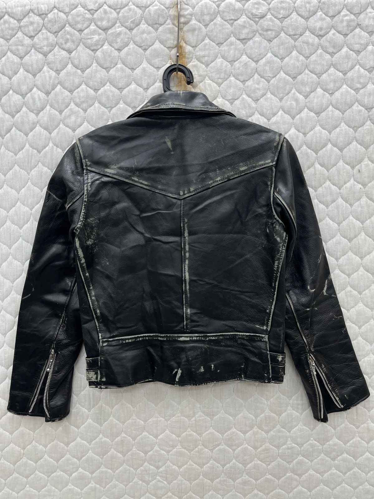 14th Addiction 🔥🔥🔥ARCHIVE HELL CAT PUNKS LEATHER JACKET Size XS / US 0-2 / IT 36-38 - 5 Thumbnail