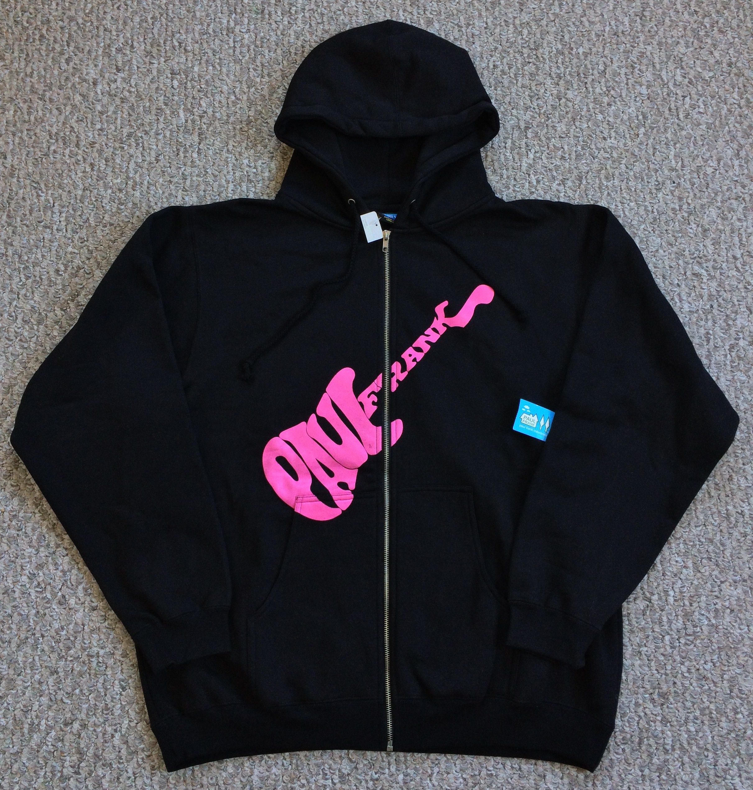 Paul Frank NEW Vintage Paul Frank Guitar Logo Hoodie Size US L / EU 52-54 / 3 - 1 Thumbnail