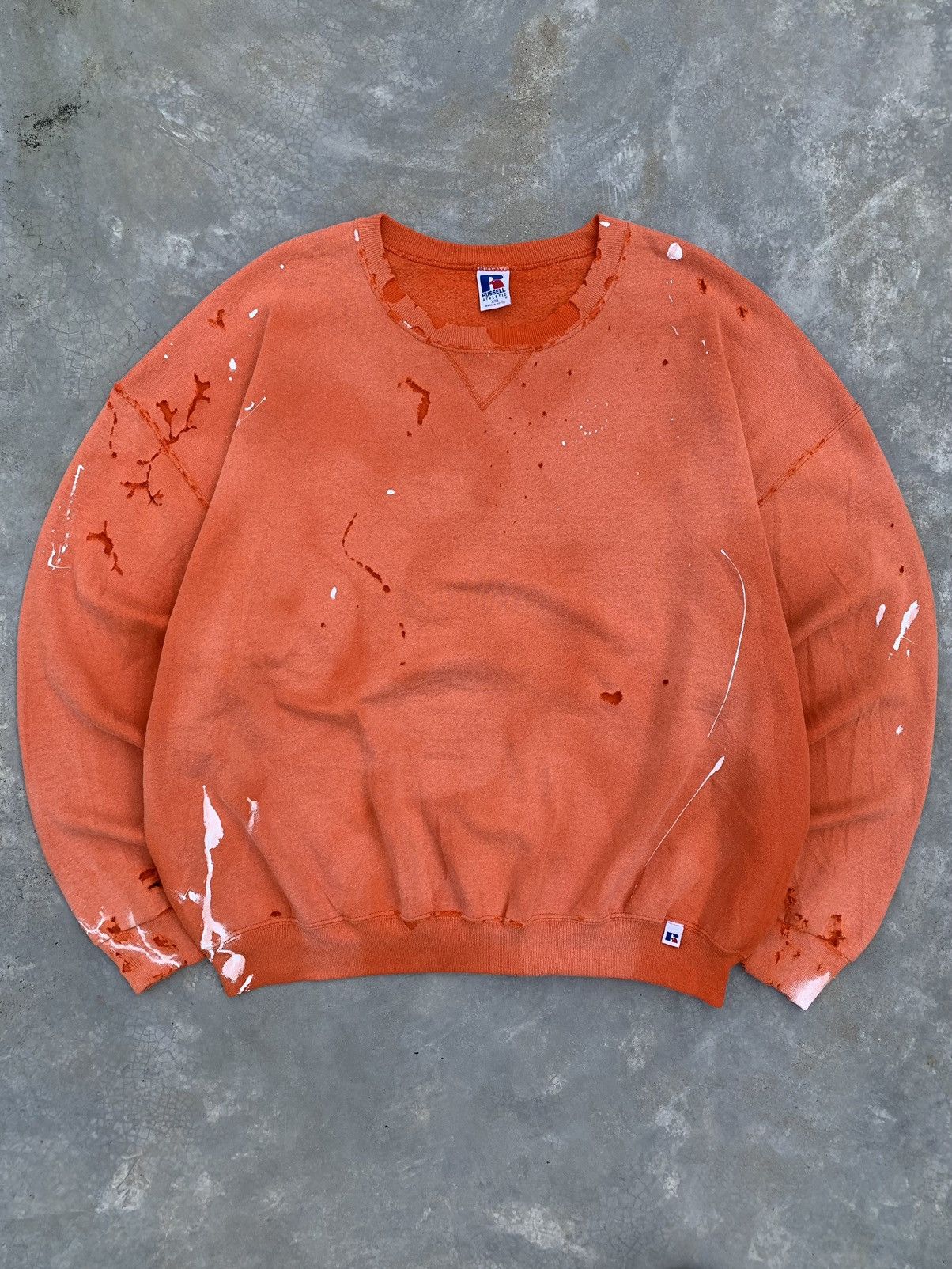 90s Russell Sweatshirt Thrashed & Faded