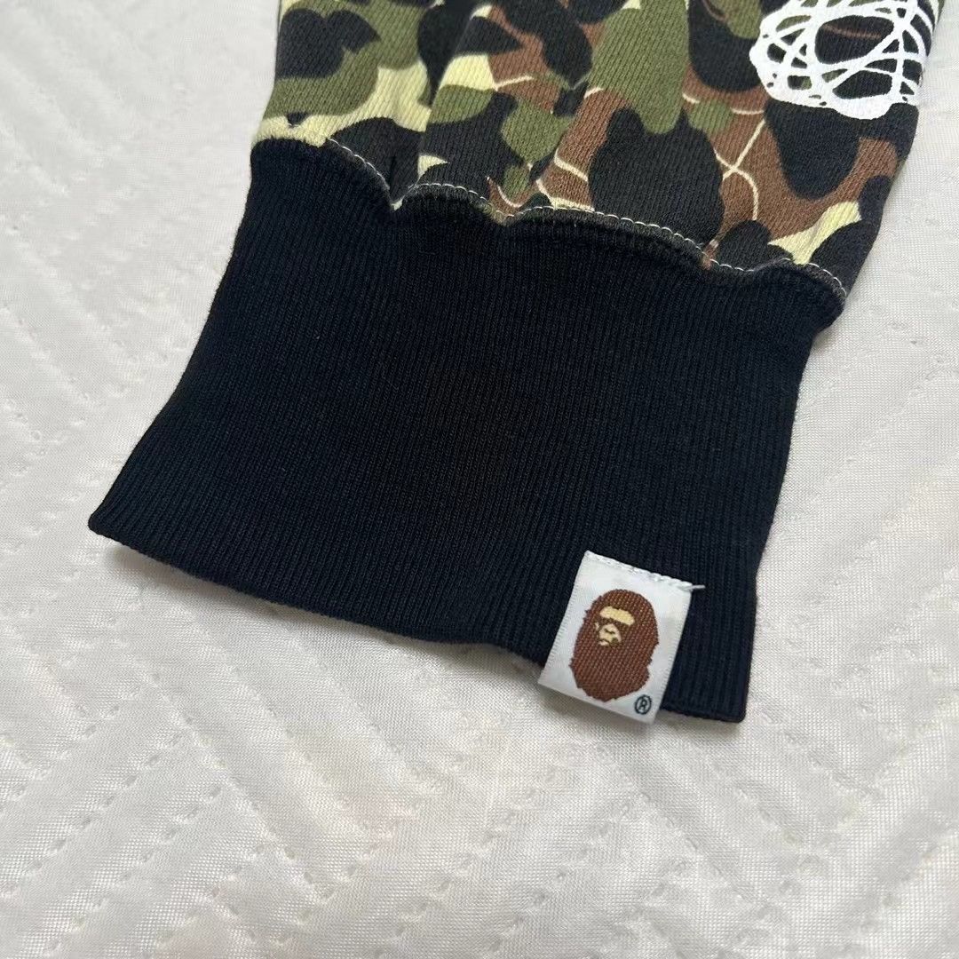 Bape BAPE x UNKLE MOWAX CAMO SHARK FULL ZIP HOODIE Size US XXL / EU 58 / 5 - 3 Thumbnail