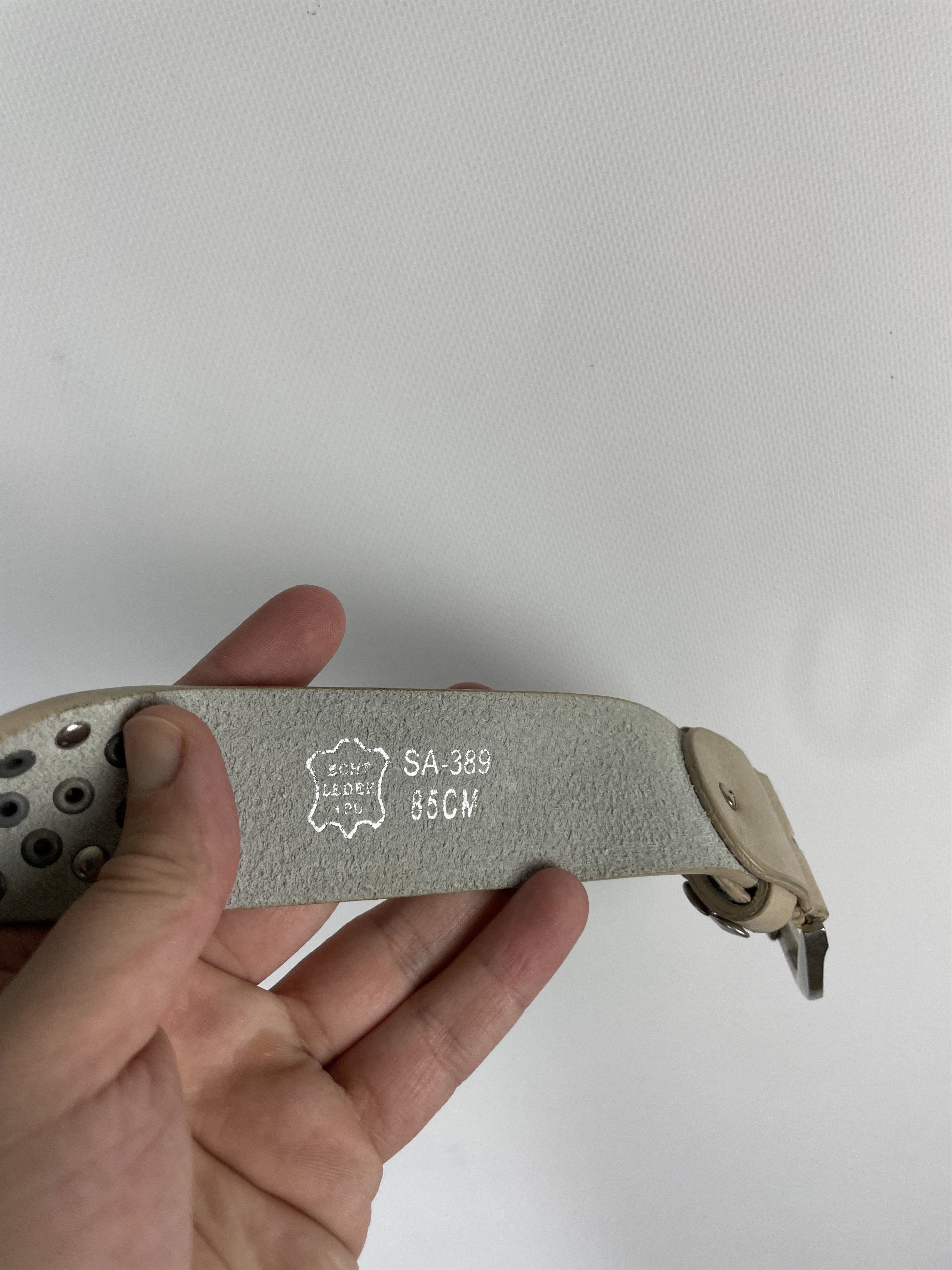 Japanese Brand × Vintage Vintage Leather belt Avant Garde Style Y2k Size ONE SIZE - 6 Thumbnail